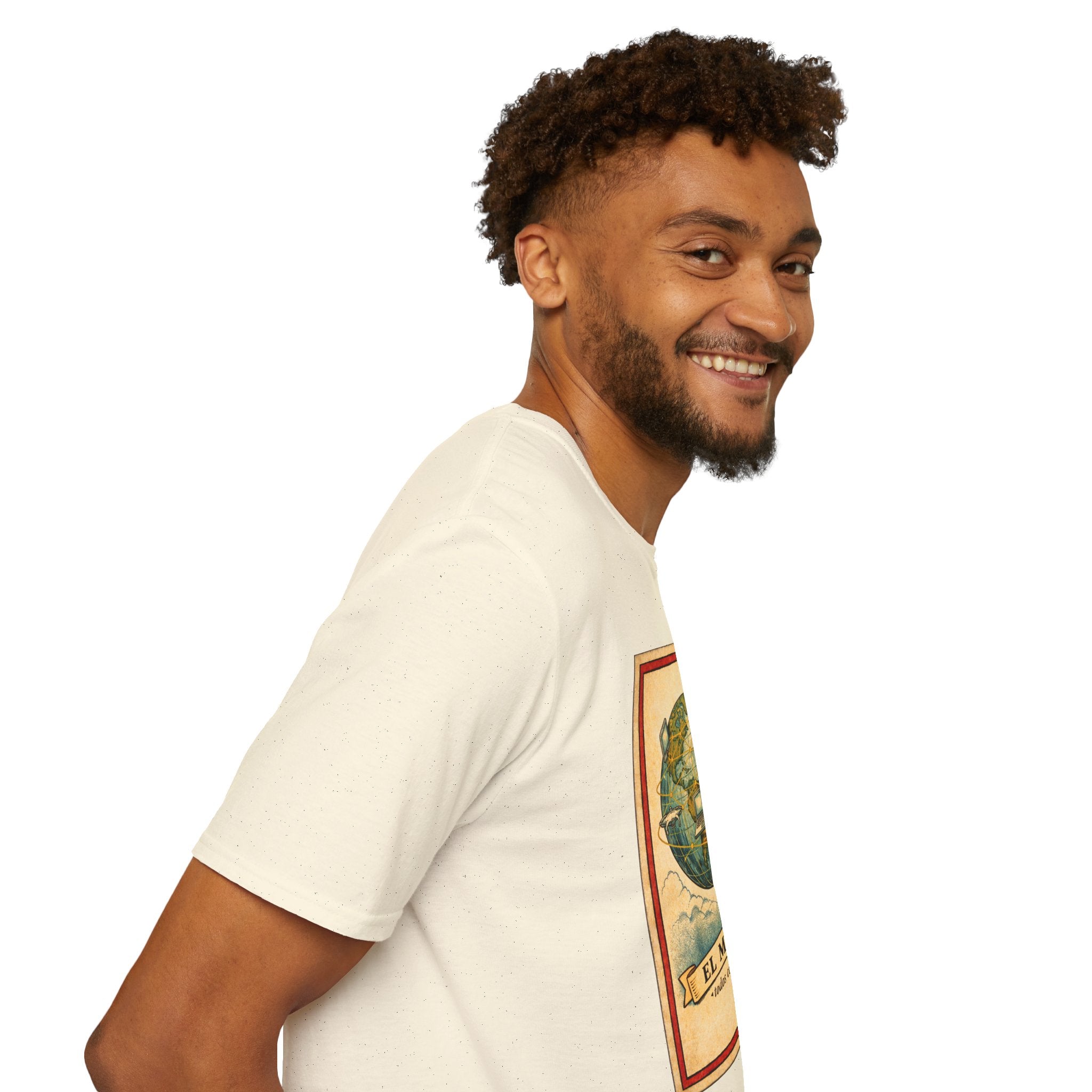 El Mundo Vintage Globe T-Shirt — Retro Travel Map Tee