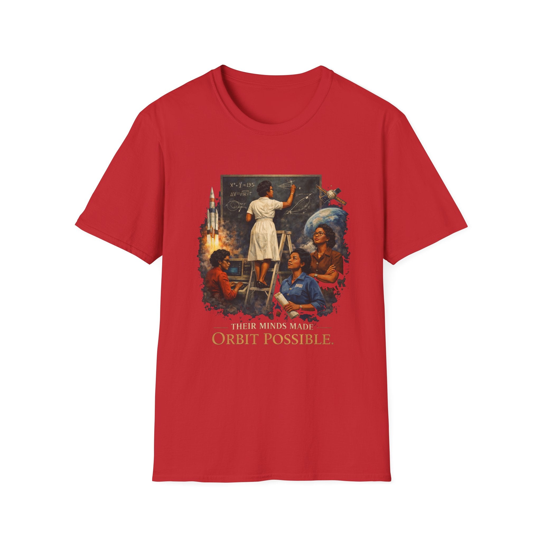 T‑Shirt — 'They Dreamed Made Orbit Possible' Vintage Space Exploration Tee