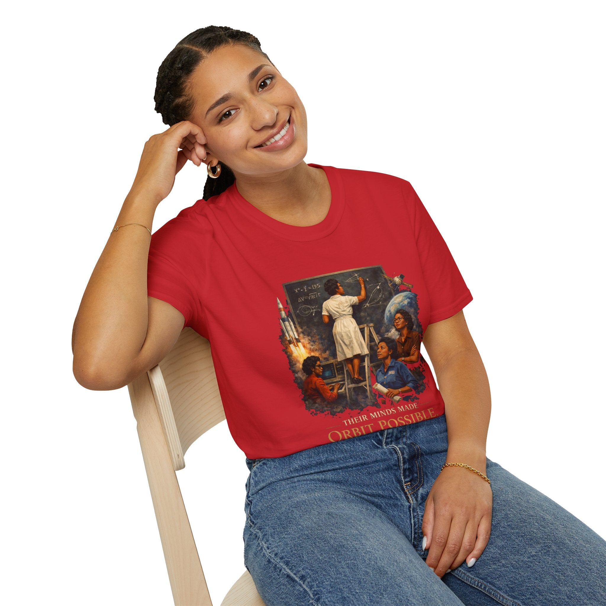 T‑Shirt — 'They Dreamed Made Orbit Possible' Vintage Space Exploration Tee