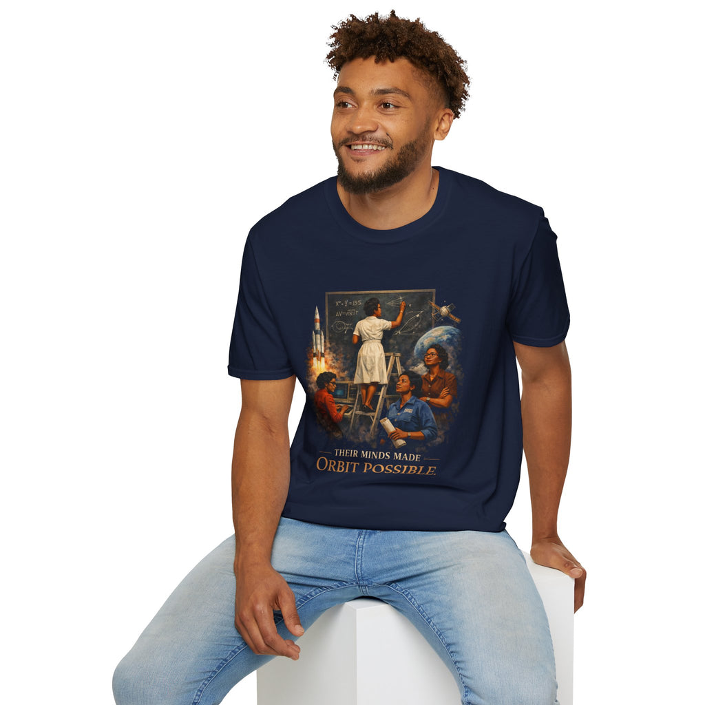 T‑Shirt — 'They Dreamed Made Orbit Possible' Vintage Space Exploration Tee