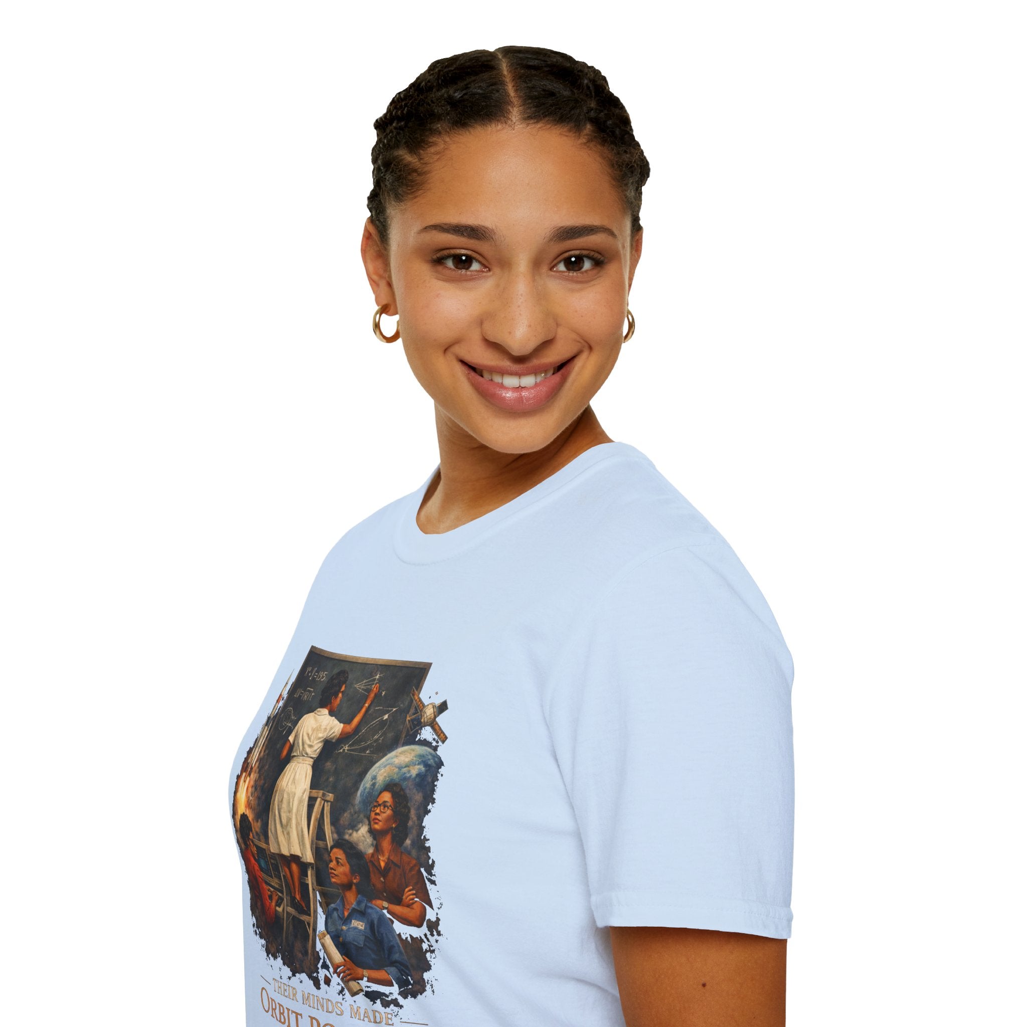 T‑Shirt — 'They Dreamed Made Orbit Possible' Vintage Space Exploration Tee