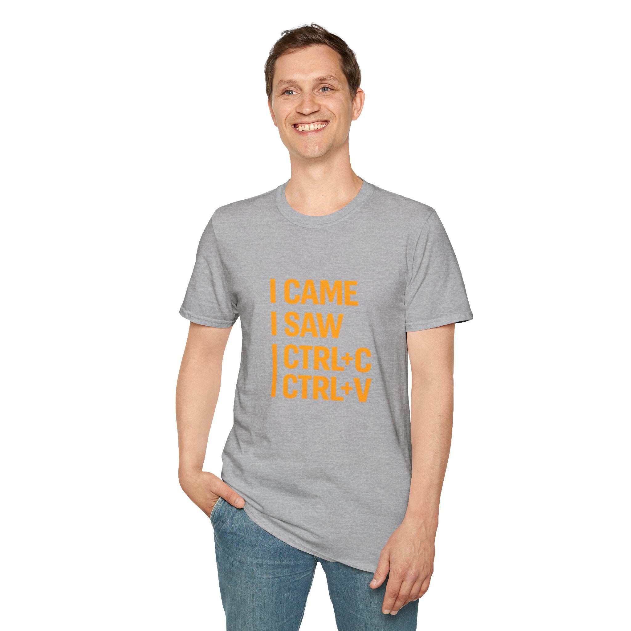I Came I Saw CTRL+C CTRL+V T-Shirt — Funny Copy Paste Graphic Tee for Coders & Students