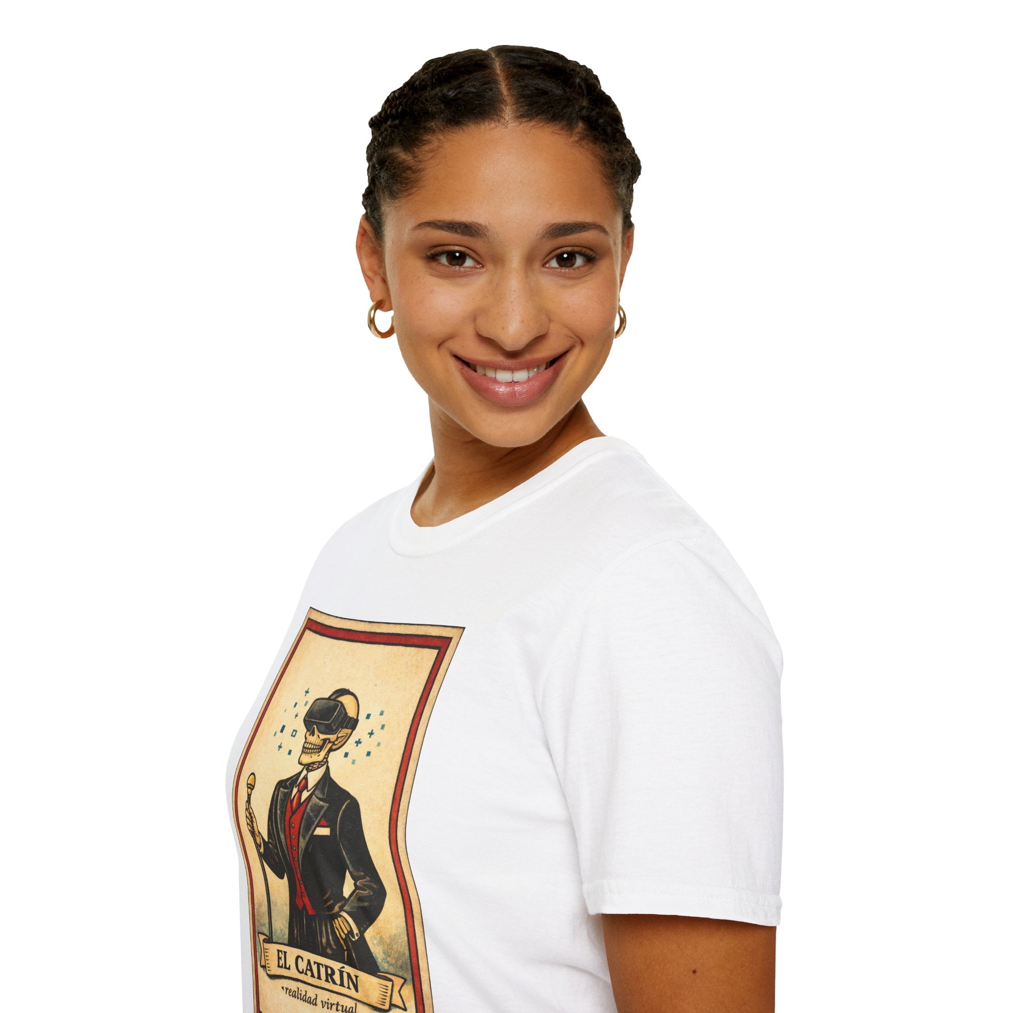 El Catrín Vintage Graphic T-Shirt — Día de los Muertos Gentleman Design