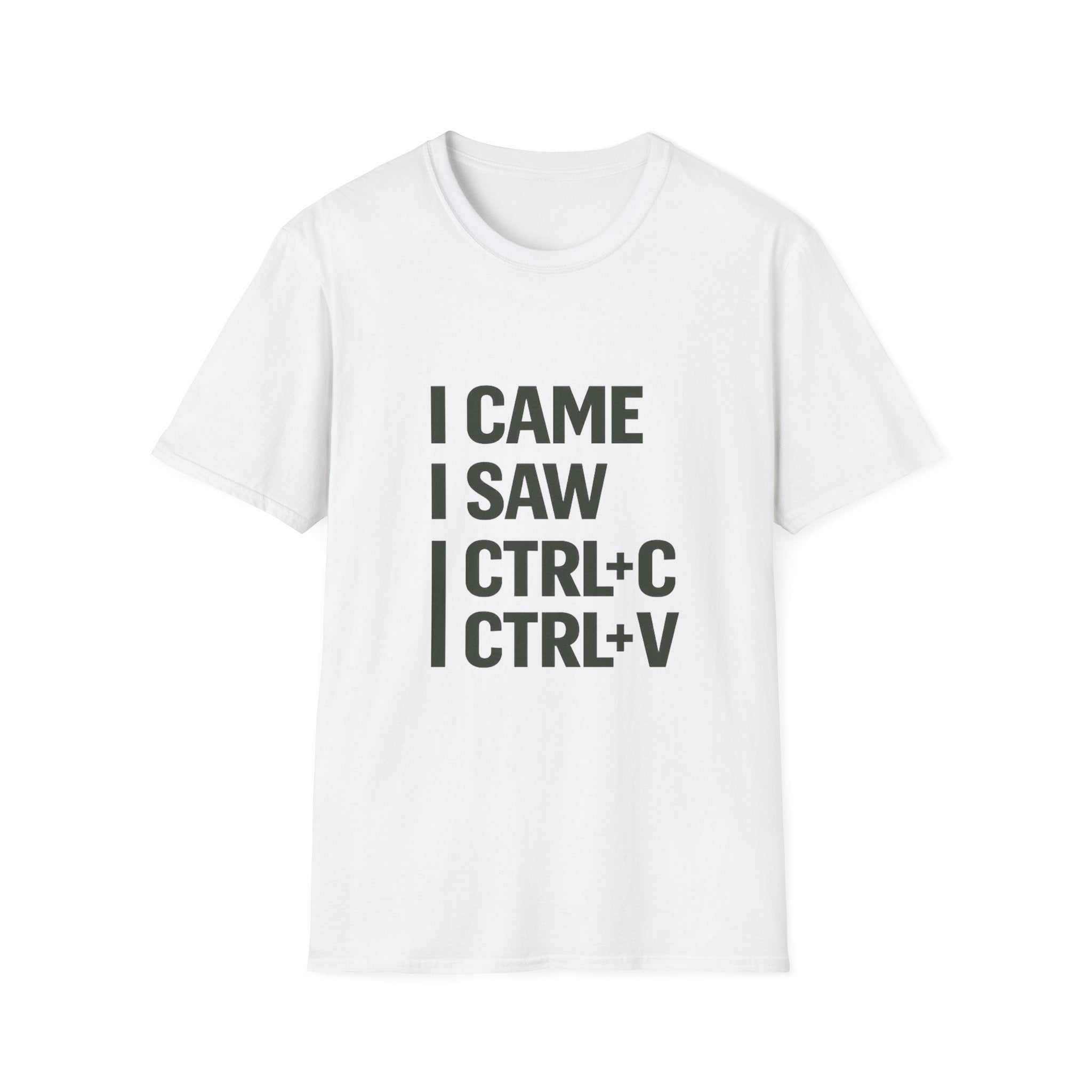 I Came I Saw CTRL+C CTRL+V T-Shirt — Funny Programmer Copy Paste Graphic Tee