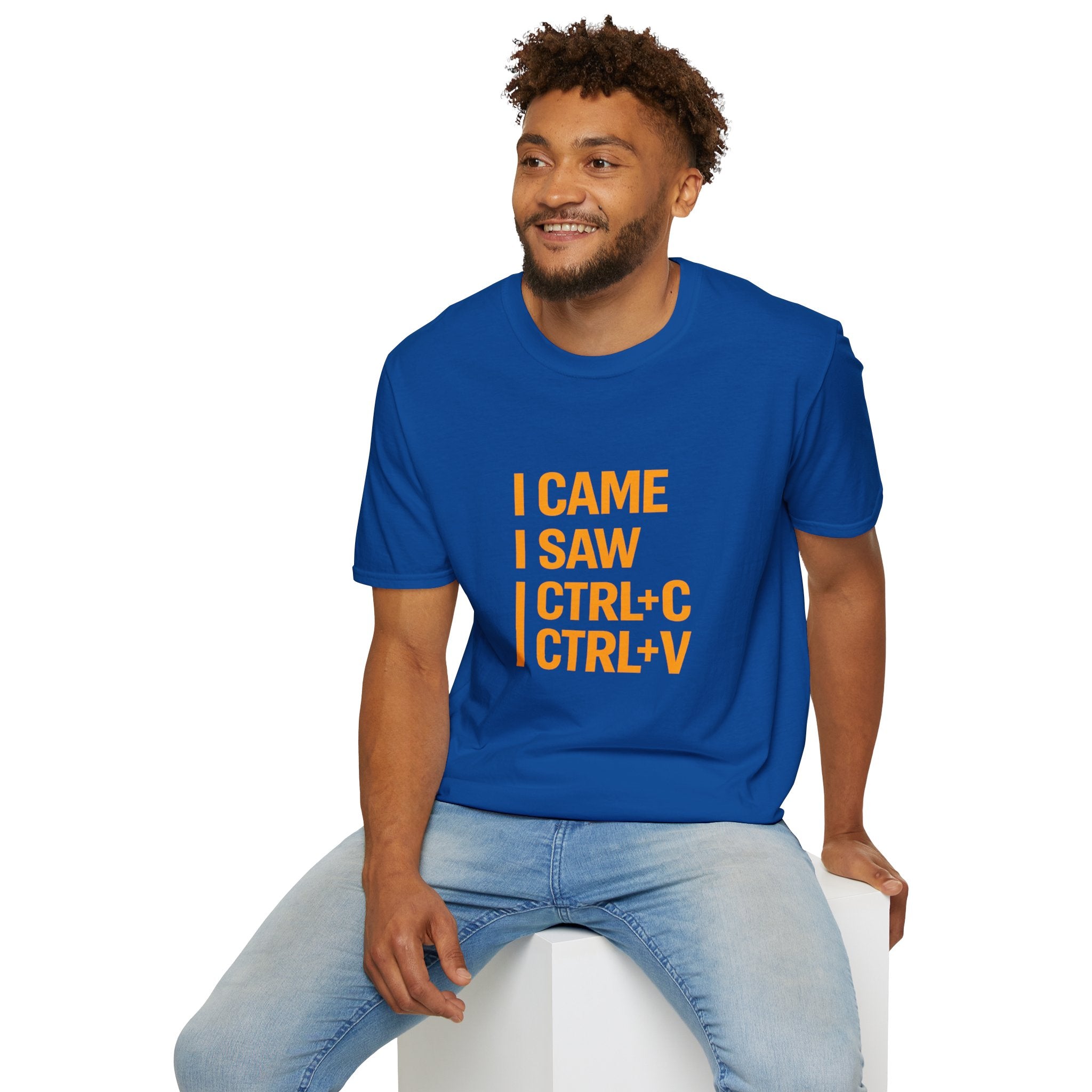 I Came I Saw CTRL+C CTRL+V T-Shirt — Funny Copy Paste Graphic Tee for Coders & Students