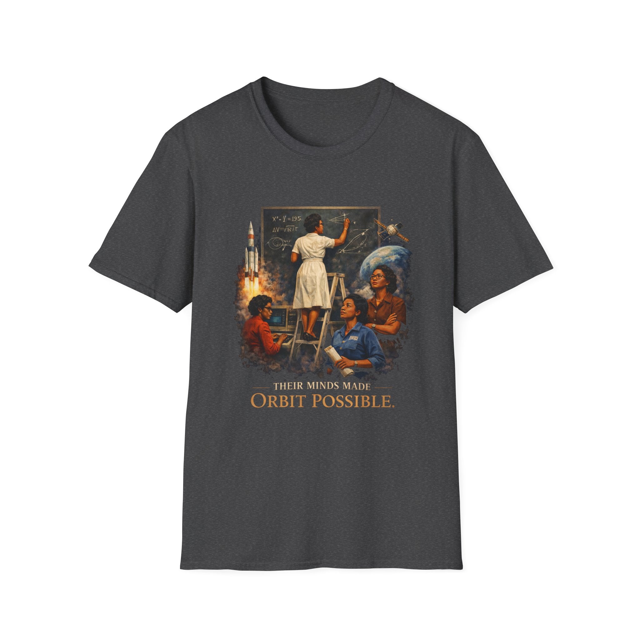 T‑Shirt — 'They Dreamed Made Orbit Possible' Vintage Space Exploration Tee