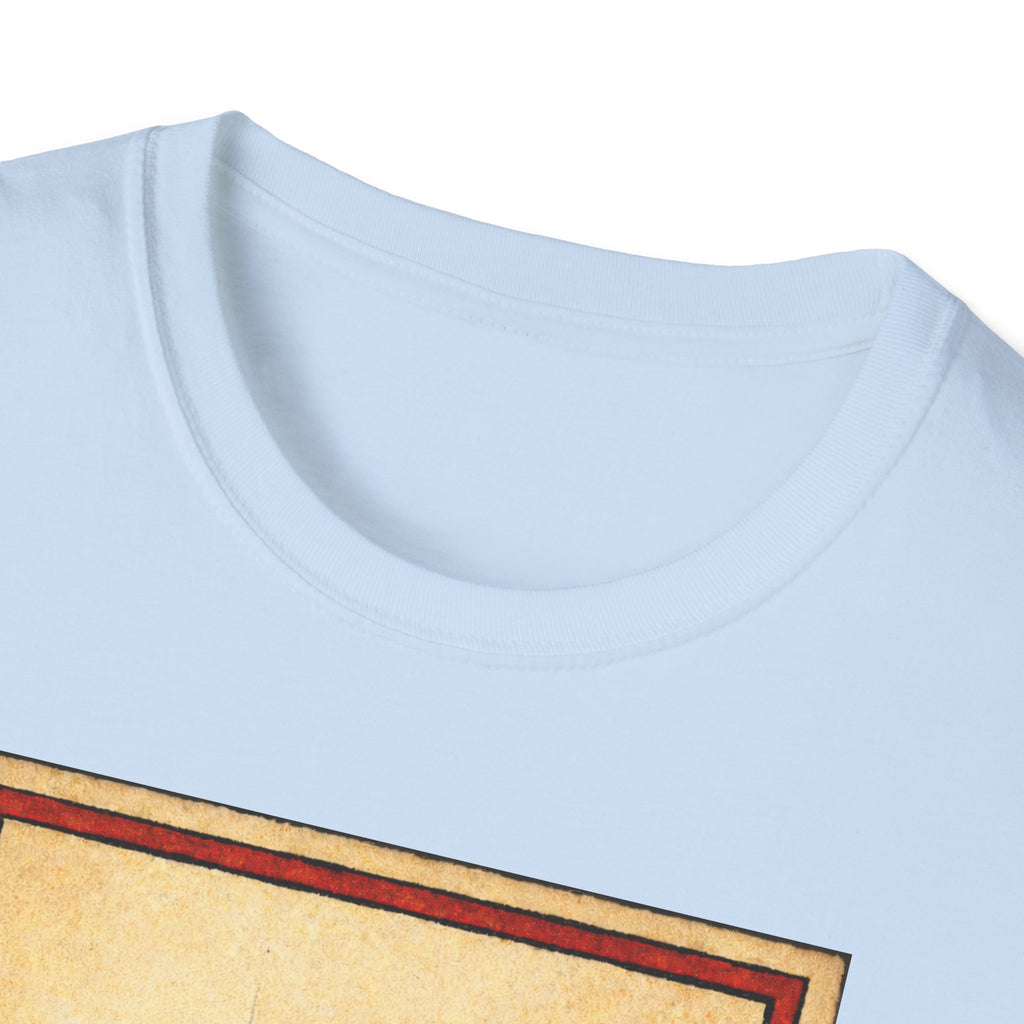 La Dama Laptop Tee — Vintage Lotería Style T-Shirt