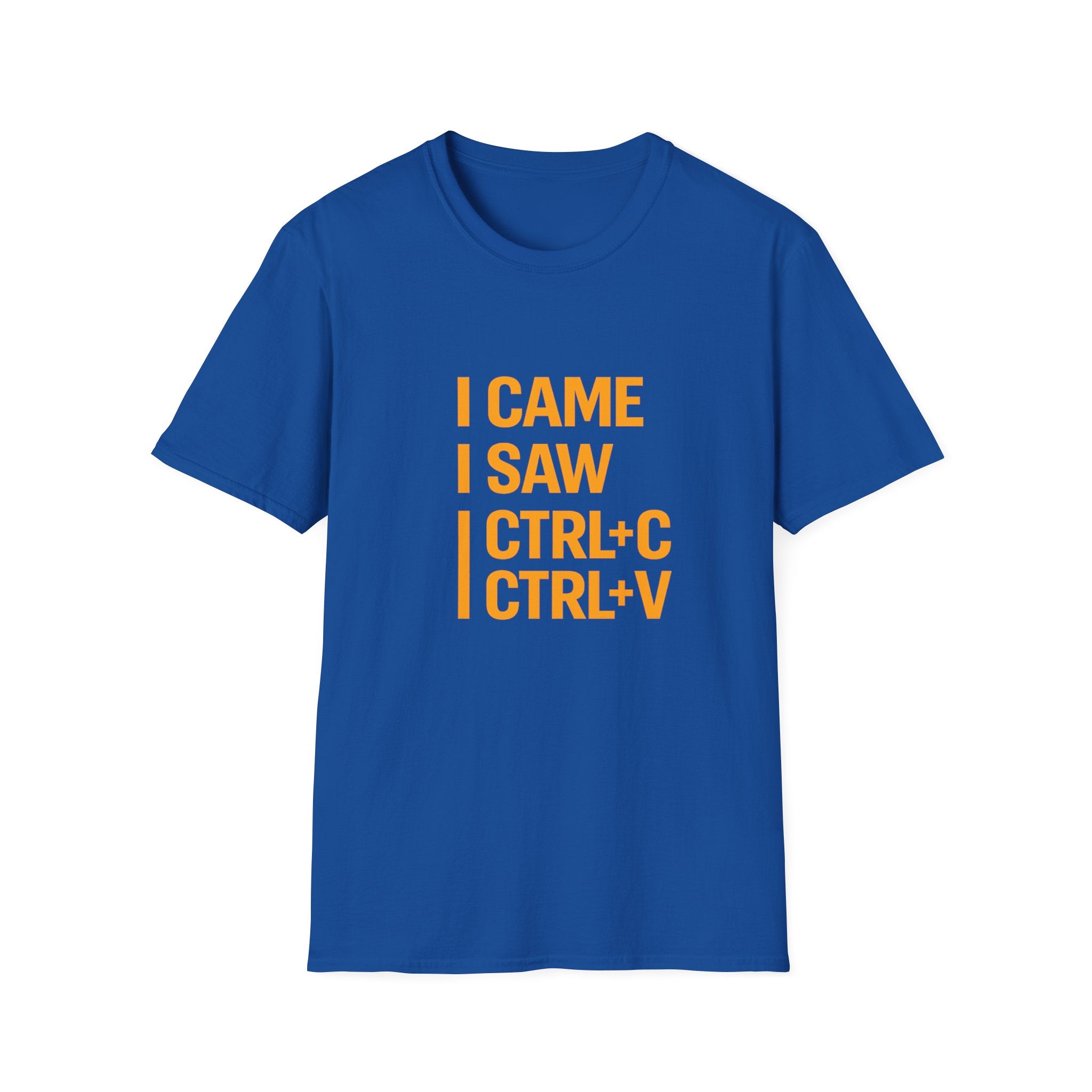 I Came I Saw CTRL+C CTRL+V T-Shirt — Funny Copy Paste Graphic Tee for Coders & Students