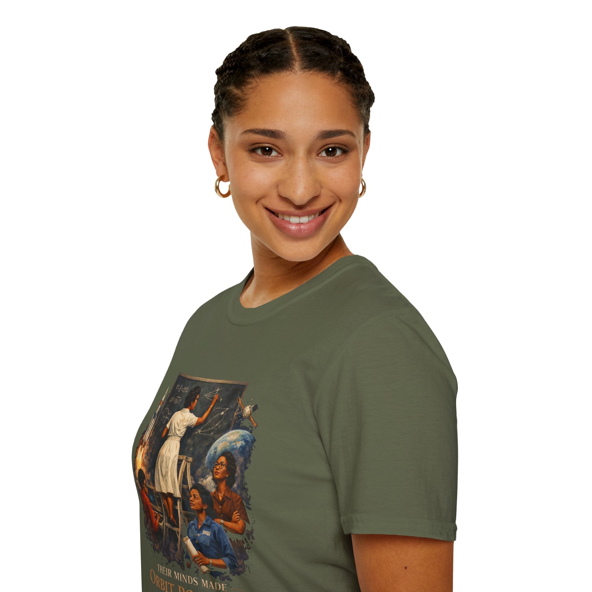 T‑Shirt — 'They Dreamed Made Orbit Possible' Vintage Space Exploration Tee
