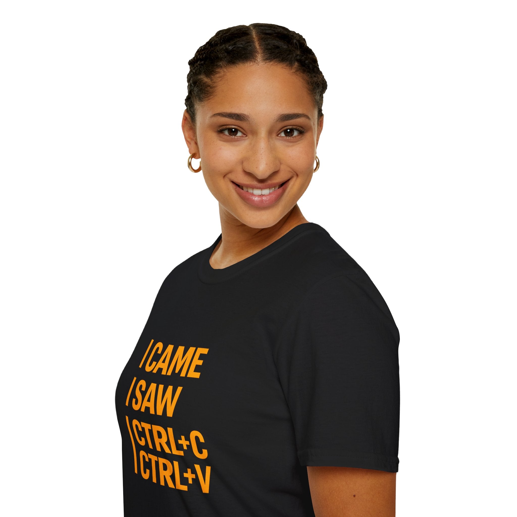 I Came I Saw CTRL+C CTRL+V T-Shirt — Funny Copy Paste Graphic Tee for Coders & Students
