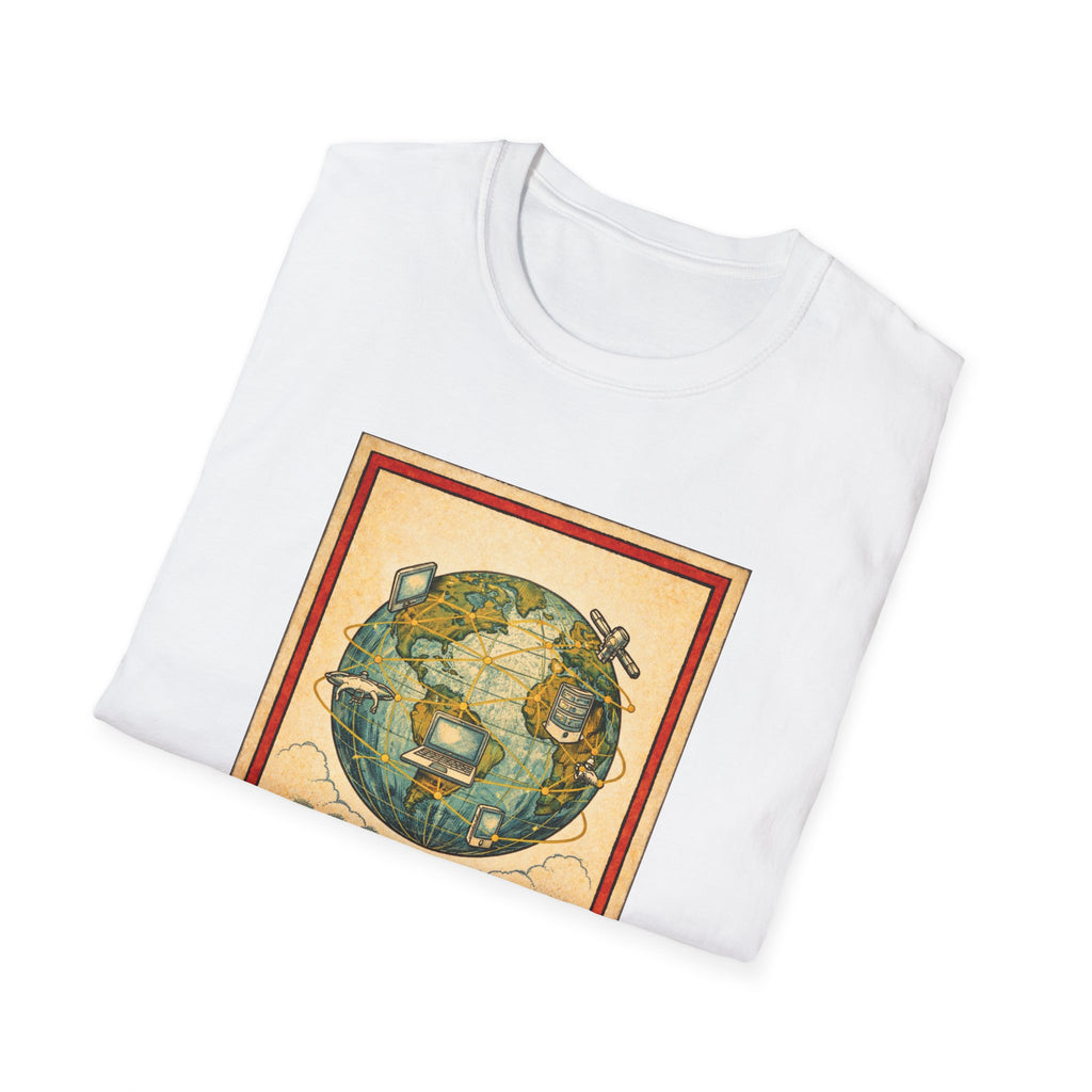 El Mundo Vintage Globe T-Shirt — Retro Travel Map Tee