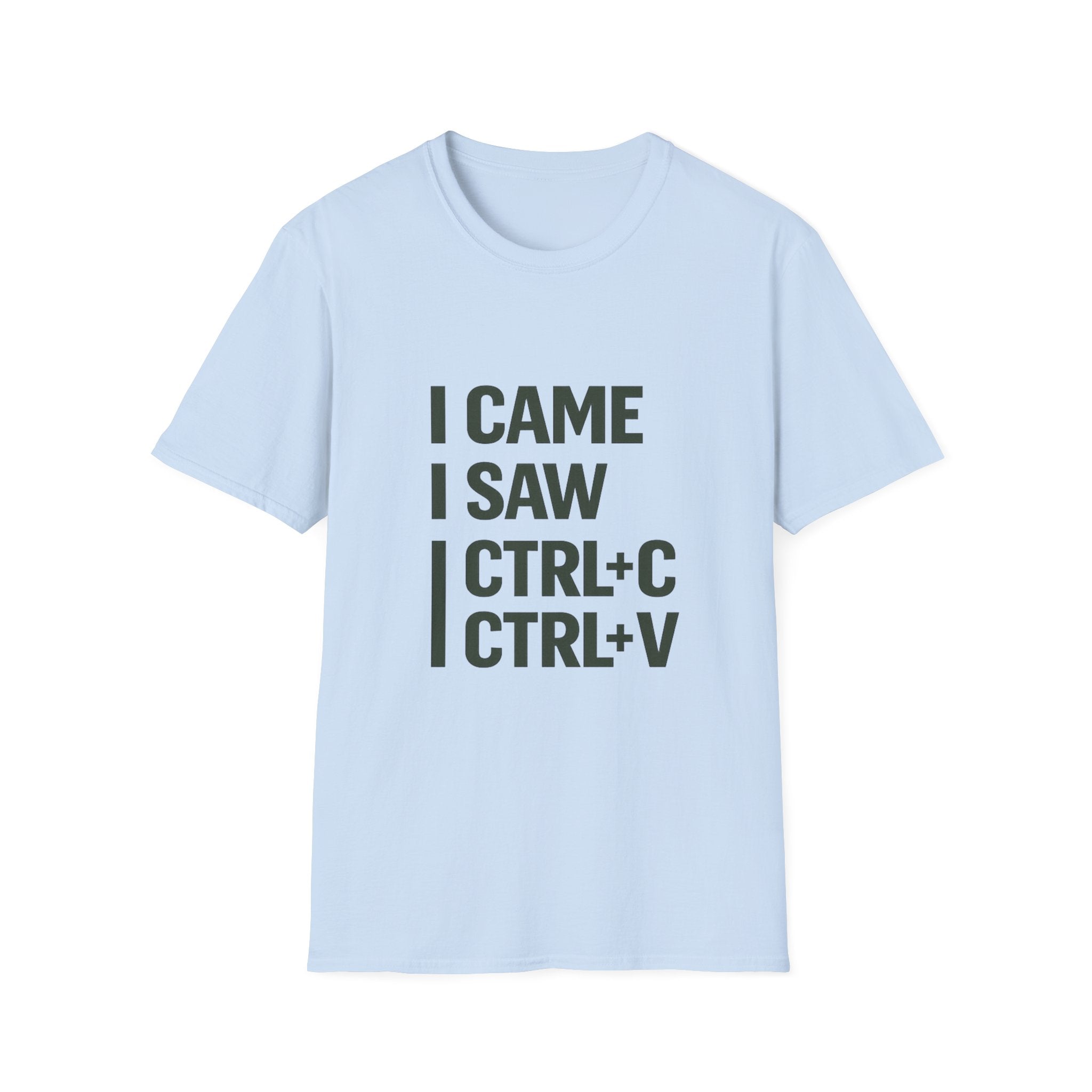 I Came I Saw CTRL+C CTRL+V T-Shirt — Funny Programmer Copy Paste Graphic Tee