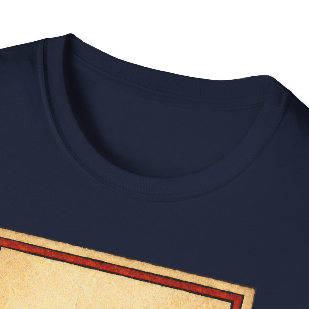 La Dama Laptop Tee — Vintage Lotería Style T-Shirt