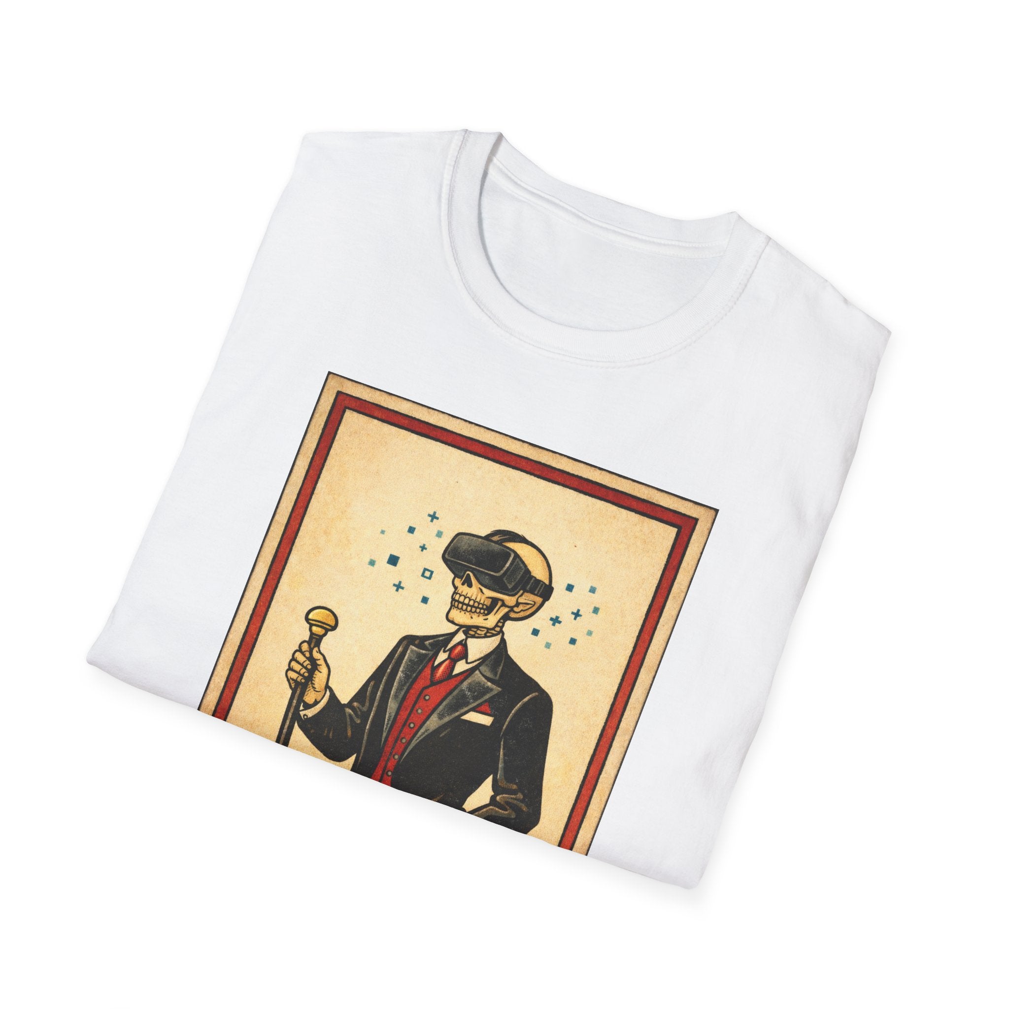 El Catrín Vintage Graphic T-Shirt — Día de los Muertos Gentleman Design