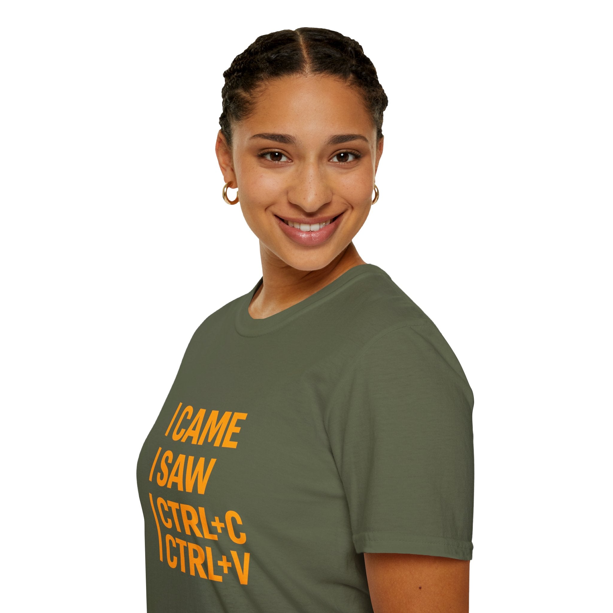I Came I Saw CTRL+C CTRL+V T-Shirt — Funny Copy Paste Graphic Tee for Coders & Students