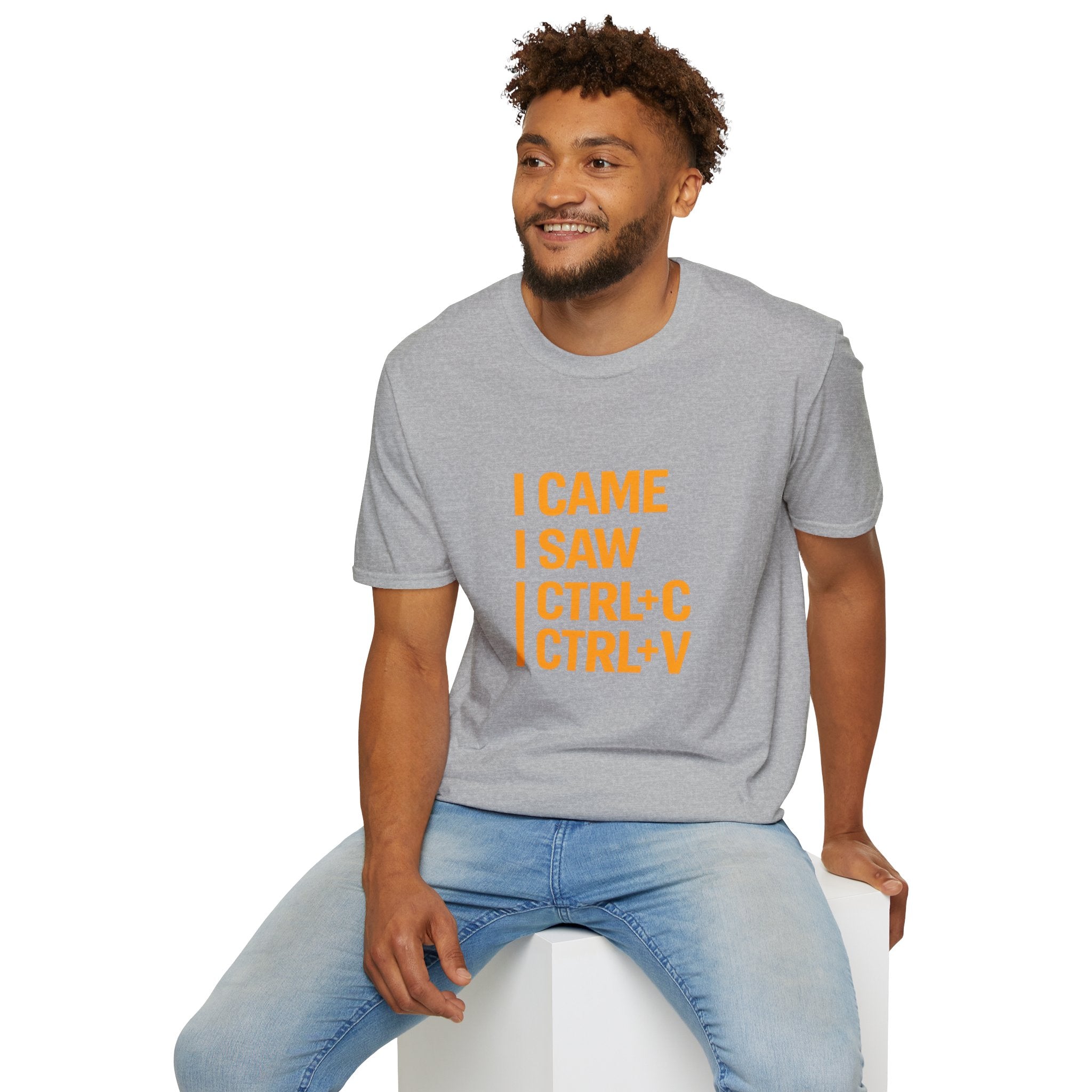 I Came I Saw CTRL+C CTRL+V T-Shirt — Funny Copy Paste Graphic Tee for Coders & Students