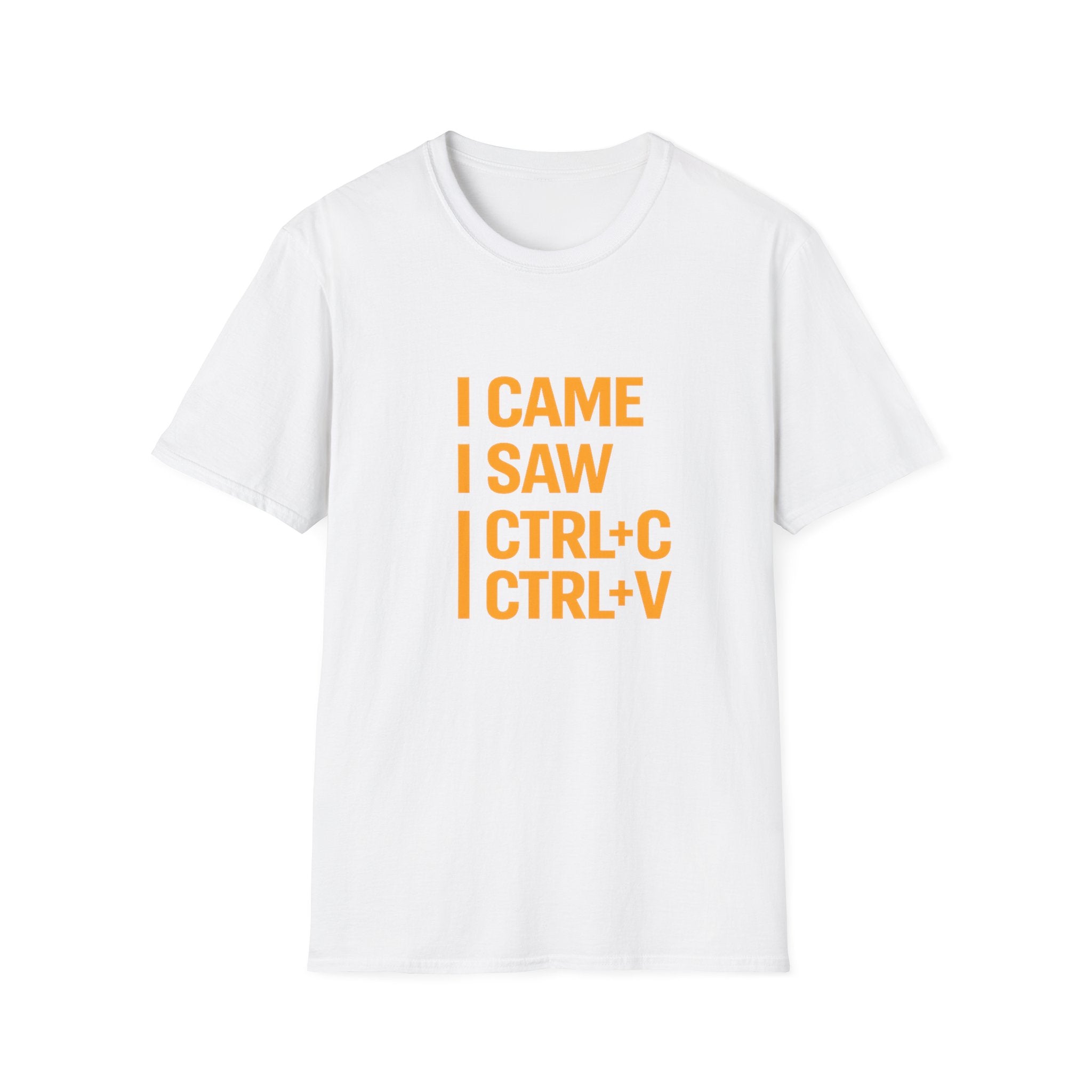I Came I Saw CTRL+C CTRL+V T-Shirt — Funny Copy Paste Graphic Tee for Coders & Students