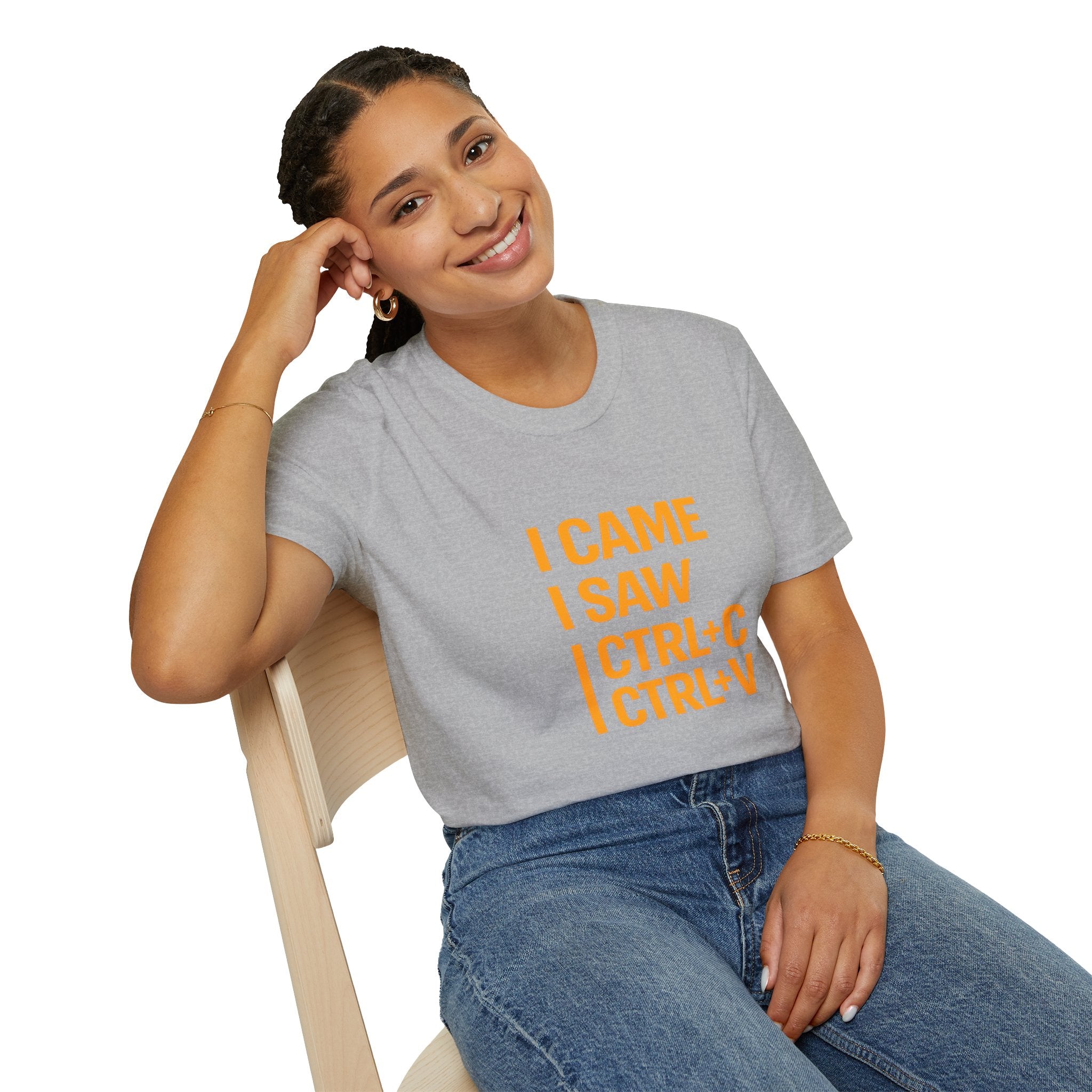 I Came I Saw CTRL+C CTRL+V T-Shirt — Funny Copy Paste Graphic Tee for Coders & Students
