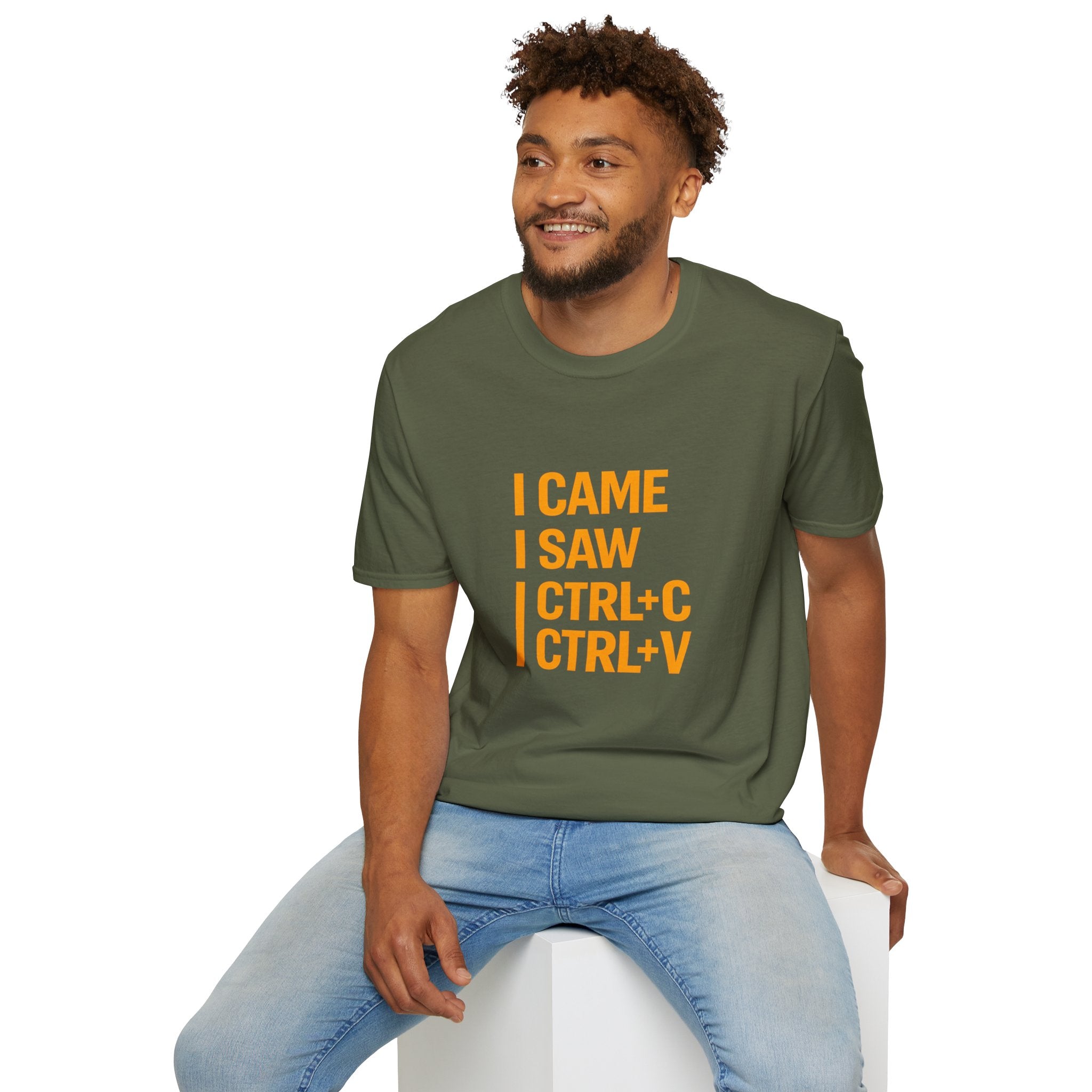 I Came I Saw CTRL+C CTRL+V T-Shirt — Funny Copy Paste Graphic Tee for Coders & Students