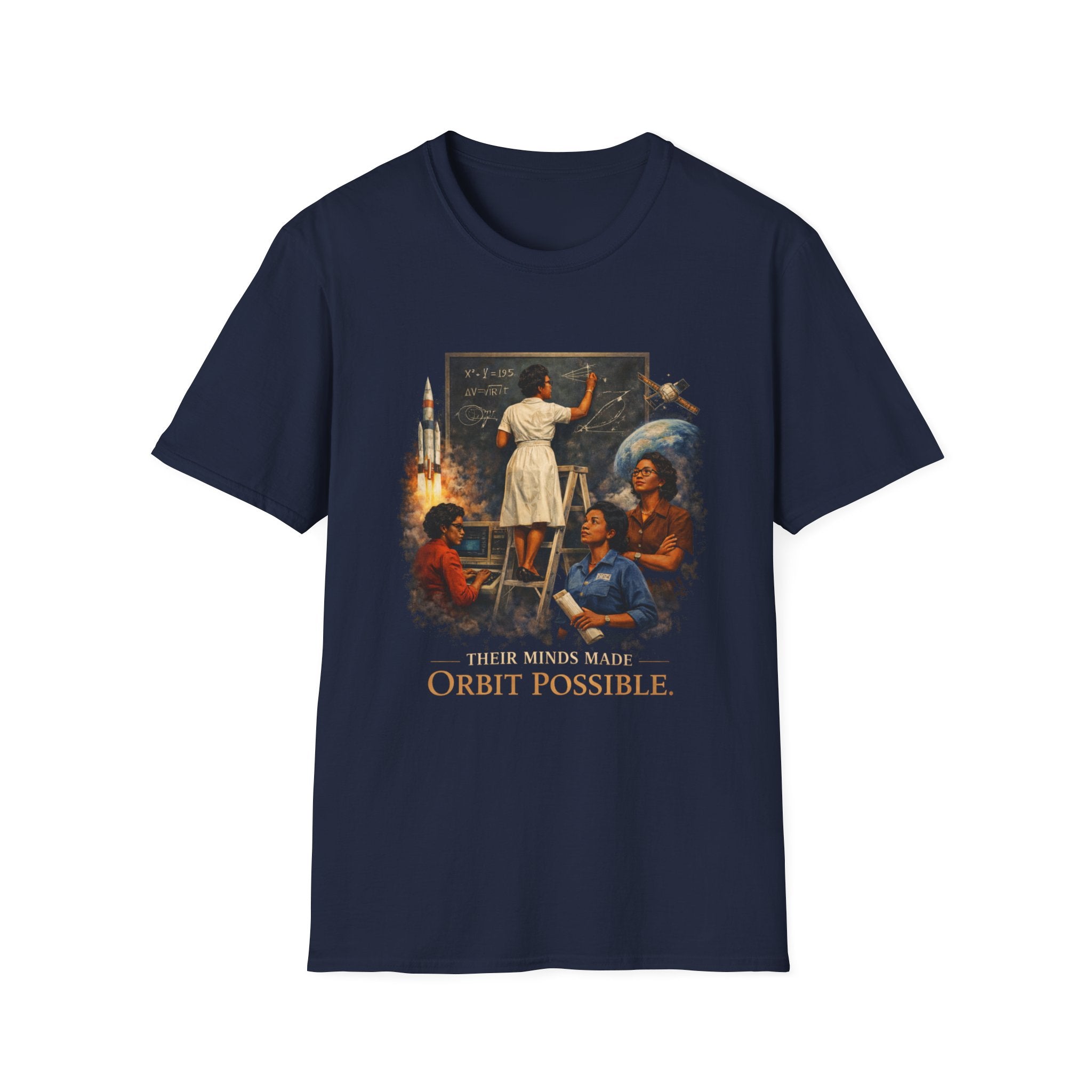 T‑Shirt — 'They Dreamed Made Orbit Possible' Vintage Space Exploration Tee
