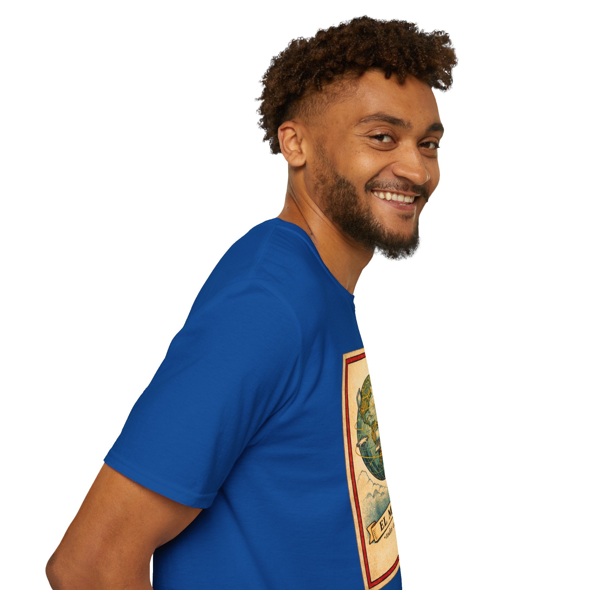 El Mundo Vintage Globe T-Shirt — Retro Travel Map Tee