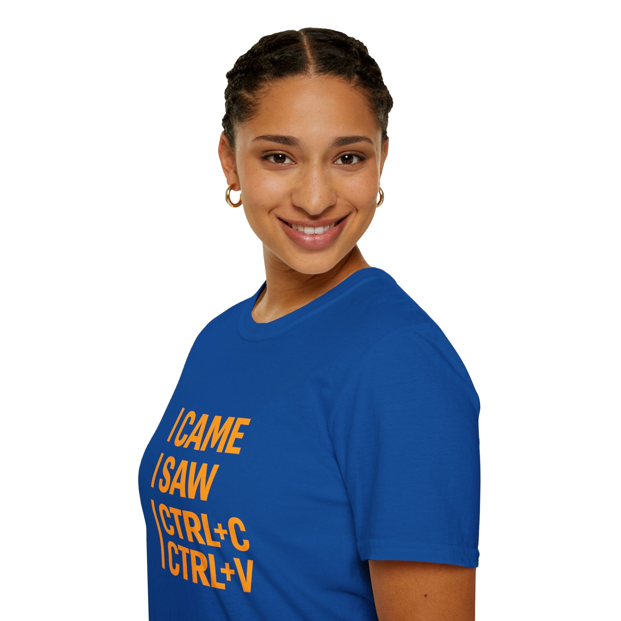 I Came I Saw CTRL+C CTRL+V T-Shirt — Funny Copy Paste Graphic Tee for Coders & Students