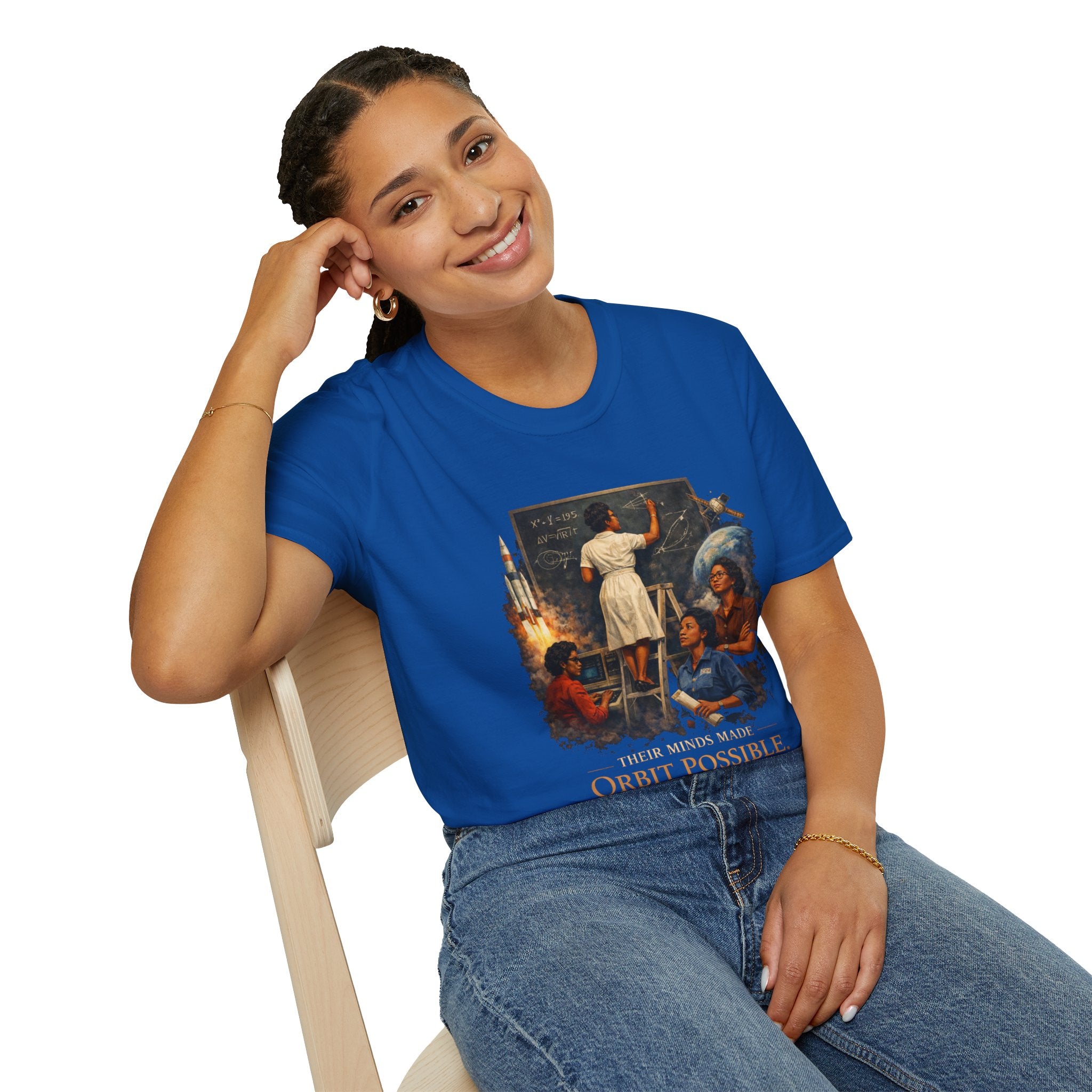 T‑Shirt — 'They Dreamed Made Orbit Possible' Vintage Space Exploration Tee