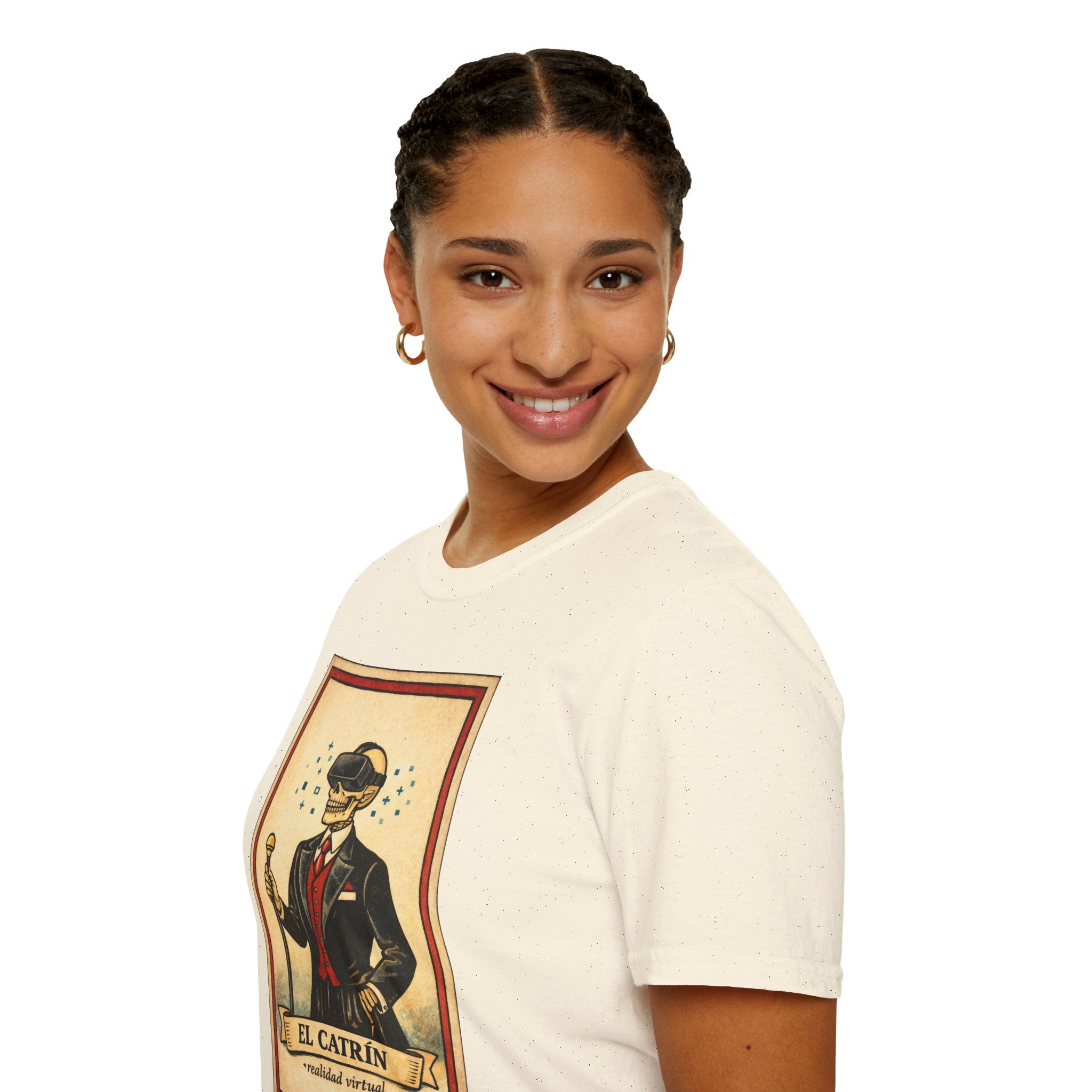 El Catrín Vintage Graphic T-Shirt — Día de los Muertos Gentleman Design