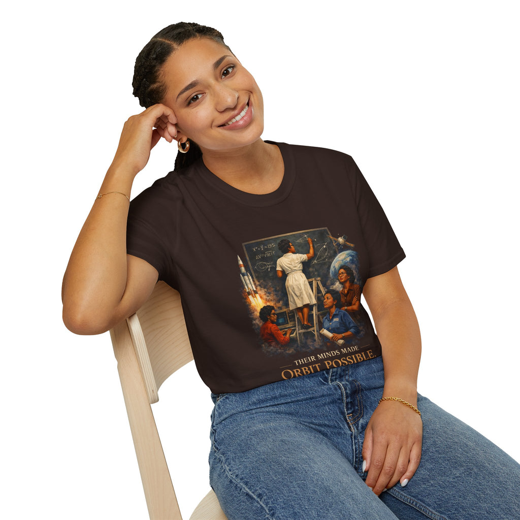 T‑Shirt — 'They Dreamed Made Orbit Possible' Vintage Space Exploration Tee