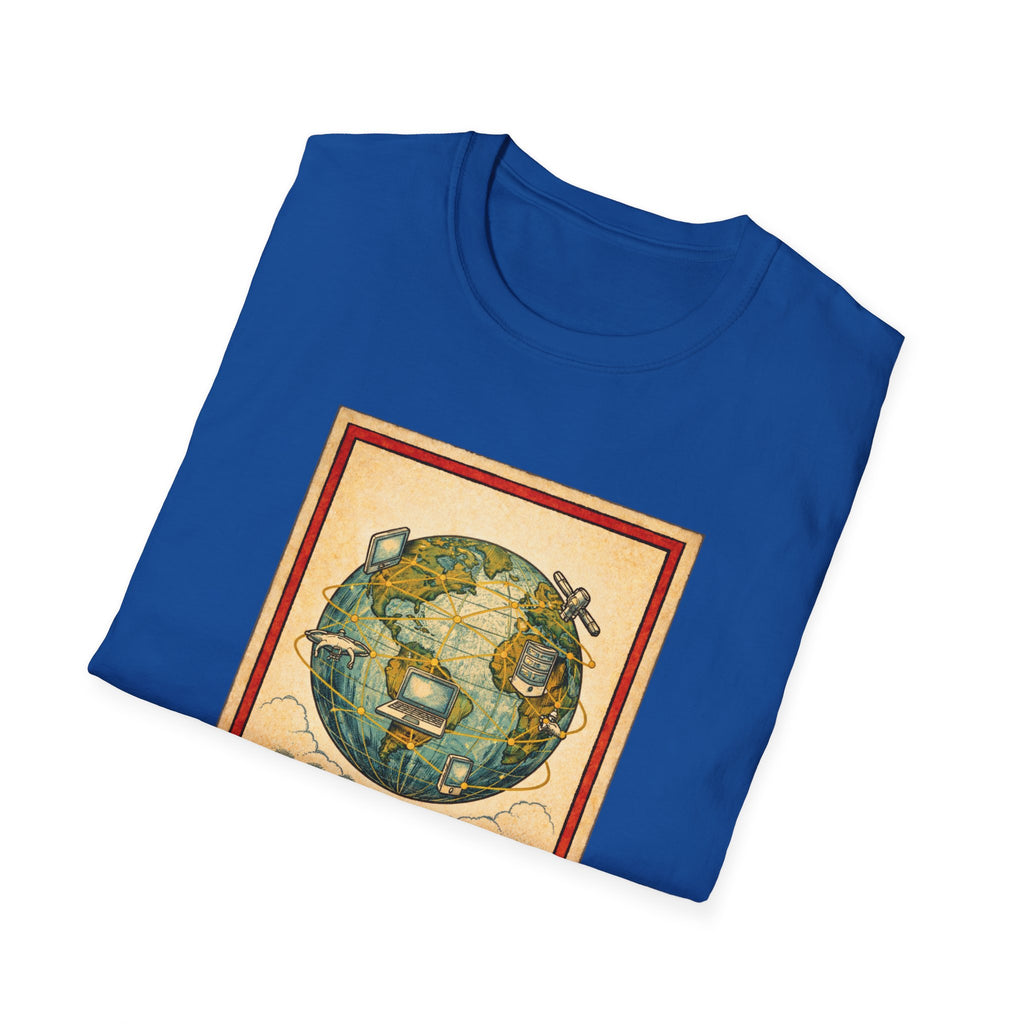 El Mundo Vintage Globe T-Shirt — Retro Travel Map Tee