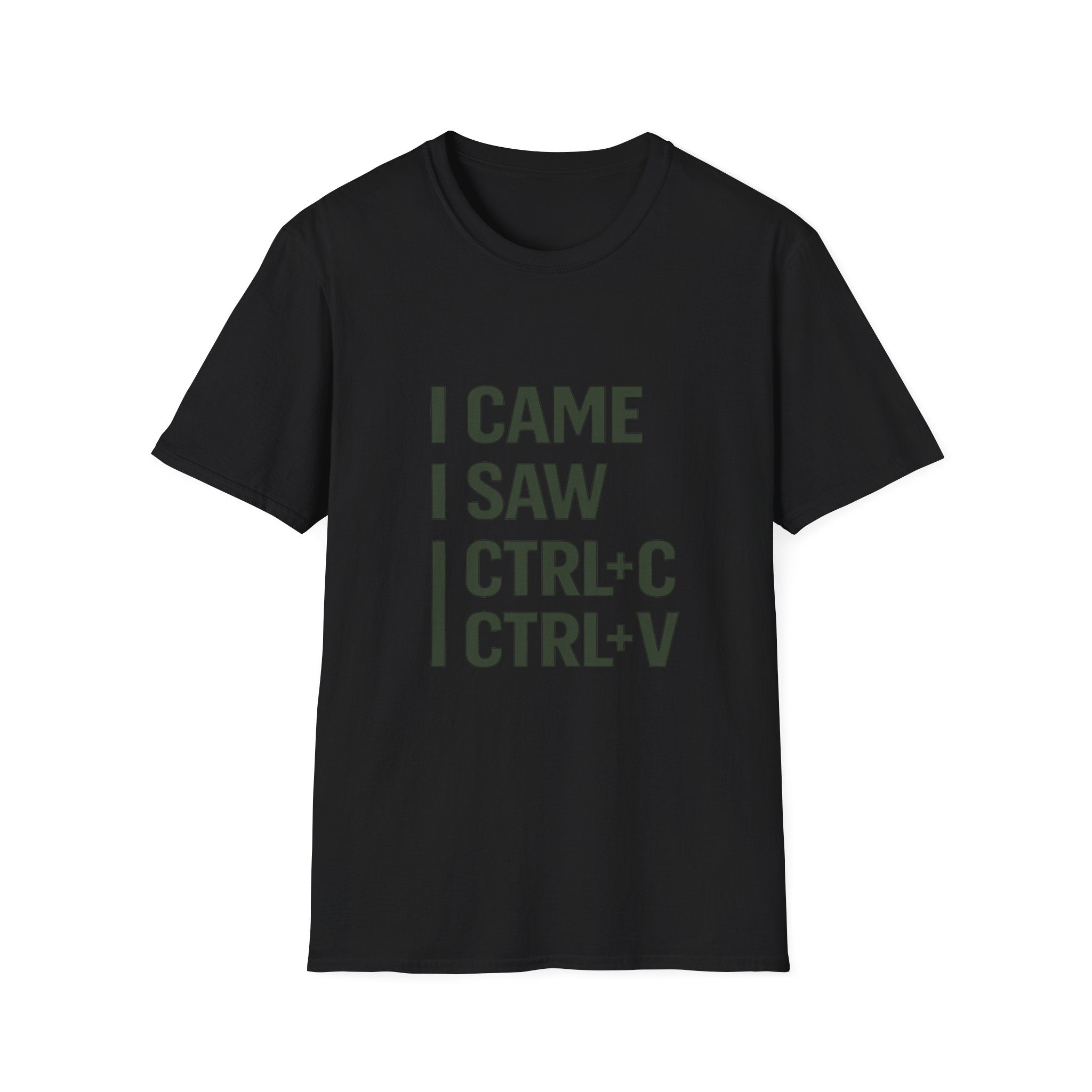 I Came I Saw CTRL+C CTRL+V T-Shirt — Funny Programmer Copy Paste Graphic Tee