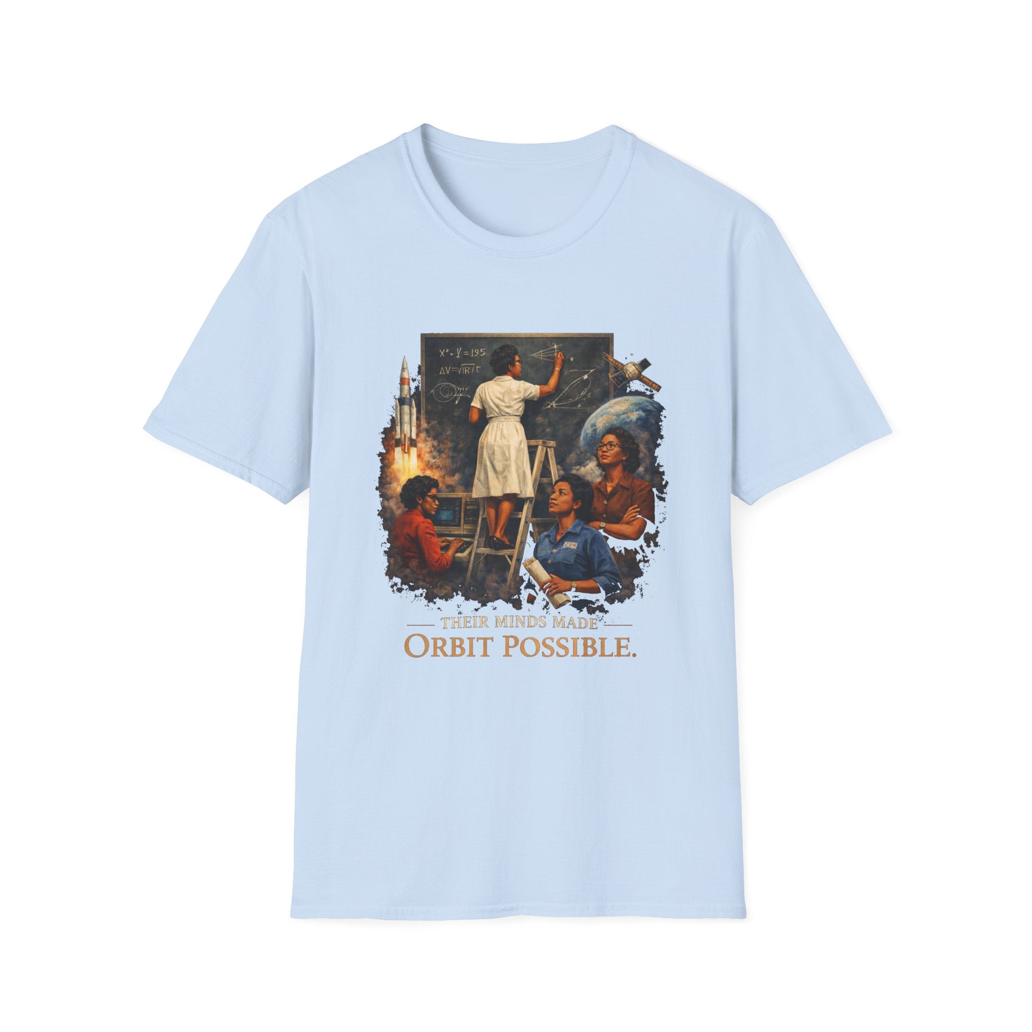 T‑Shirt — 'They Dreamed Made Orbit Possible' Vintage Space Exploration Tee