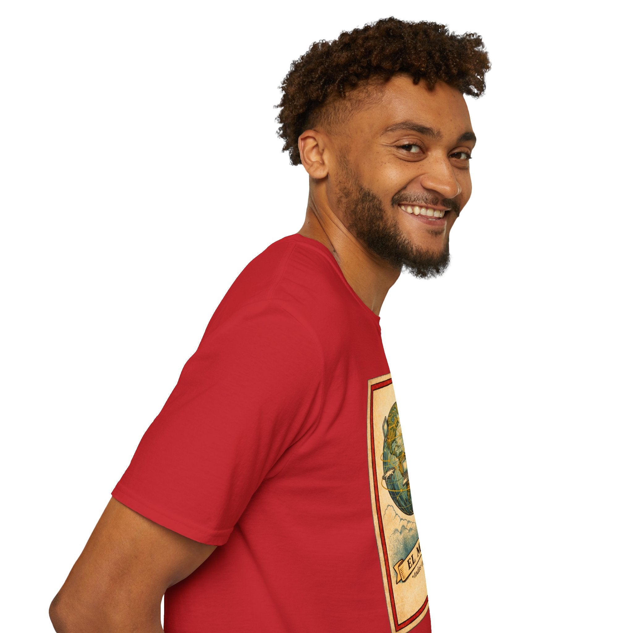 El Mundo Vintage Globe T-Shirt — Retro Travel Map Tee