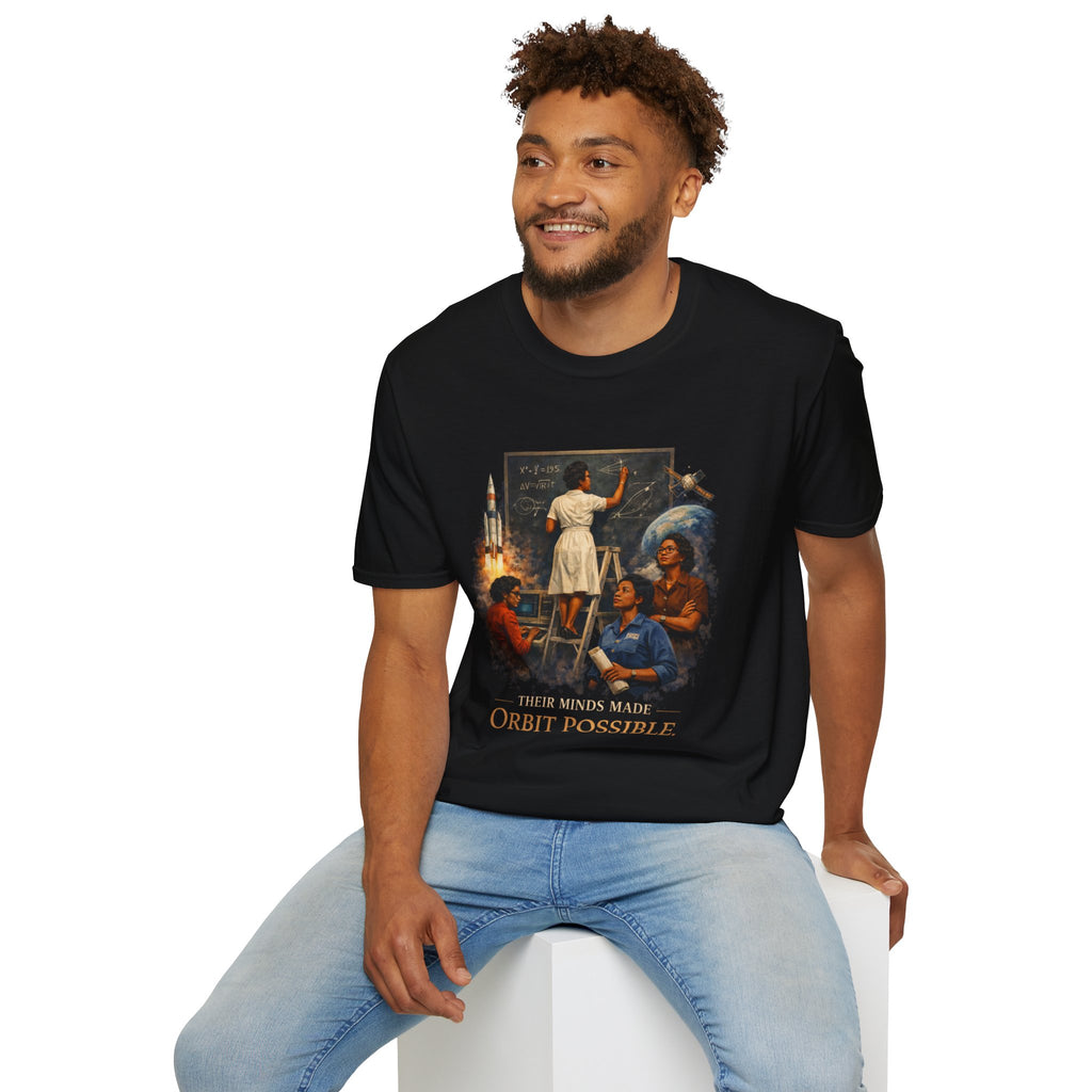 T‑Shirt — 'They Dreamed Made Orbit Possible' Vintage Space Exploration Tee