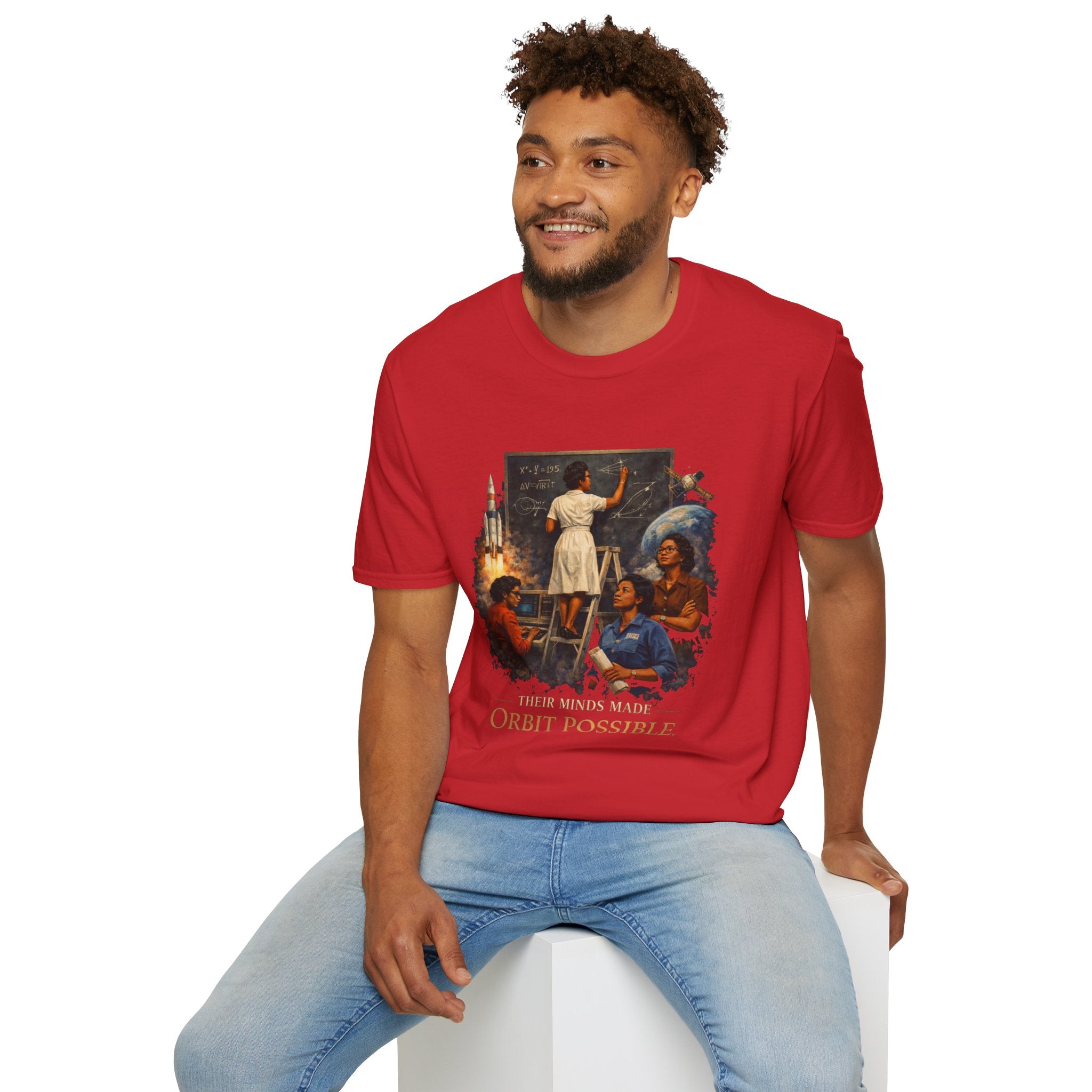 T‑Shirt — 'They Dreamed Made Orbit Possible' Vintage Space Exploration Tee