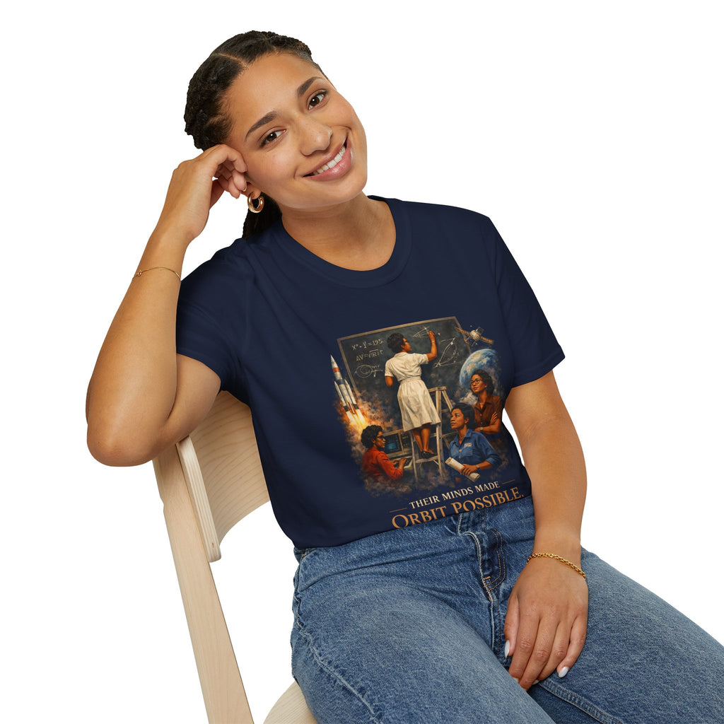 T‑Shirt — 'They Dreamed Made Orbit Possible' Vintage Space Exploration Tee