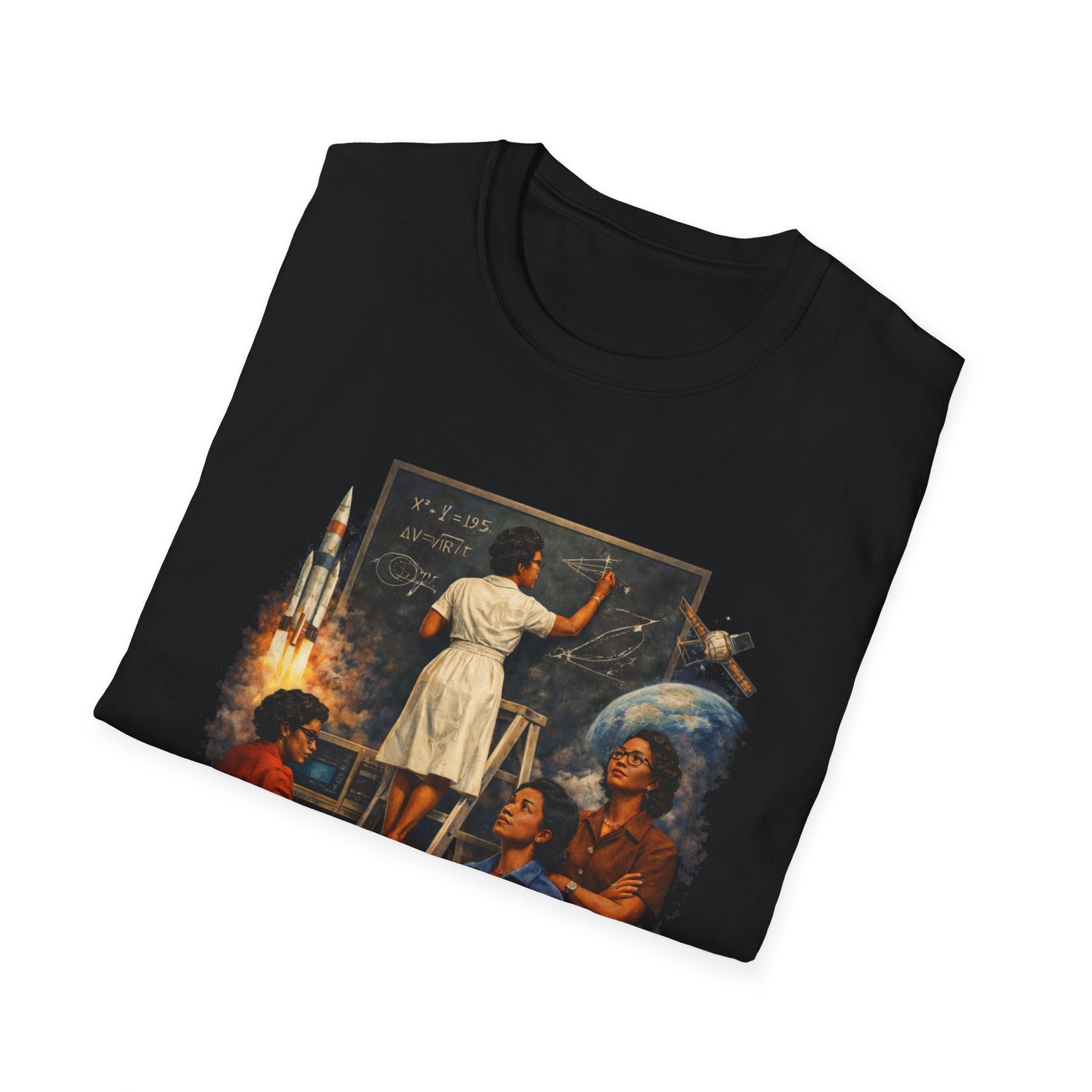 T‑Shirt — 'They Dreamed Made Orbit Possible' Vintage Space Exploration Tee