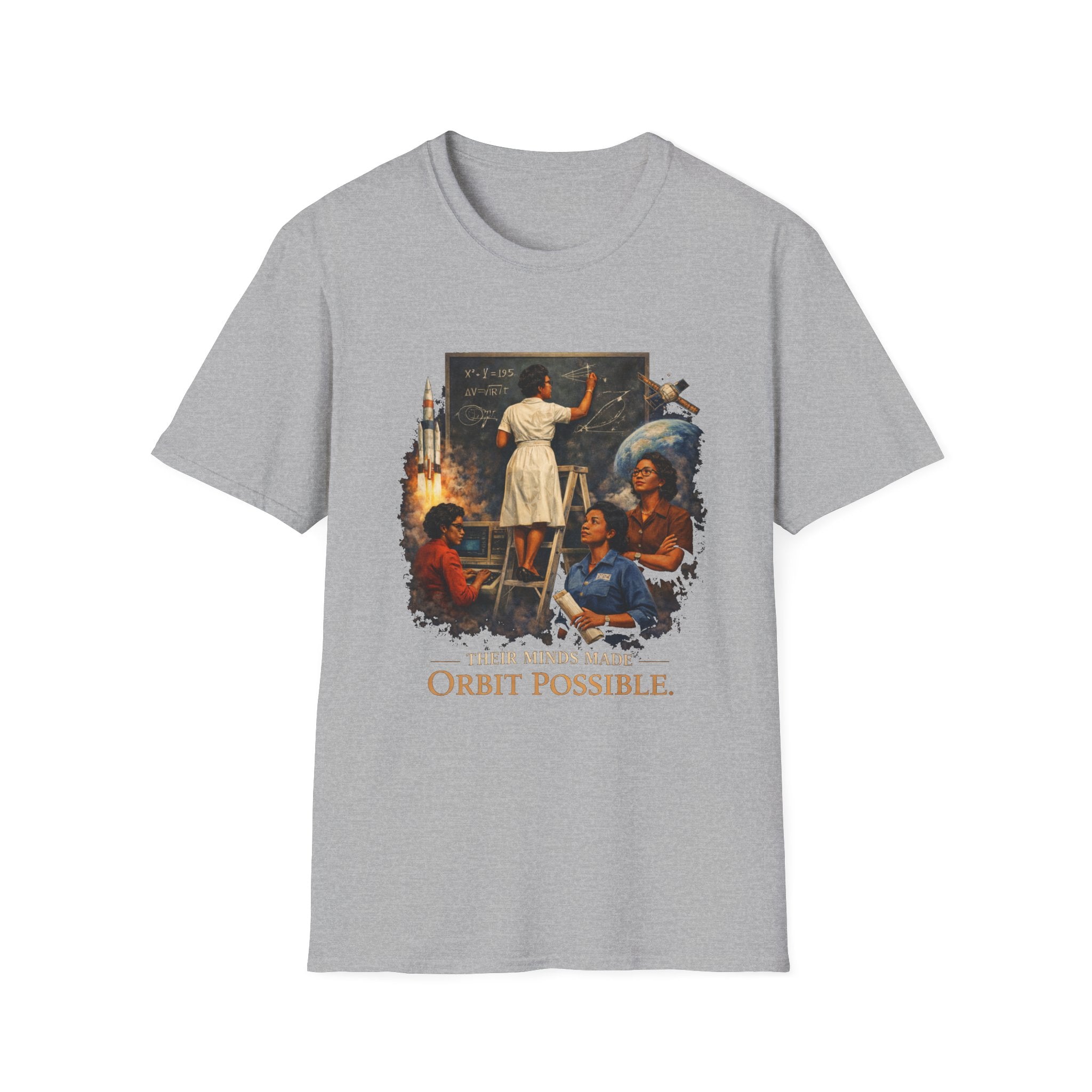 T‑Shirt — 'They Dreamed Made Orbit Possible' Vintage Space Exploration Tee
