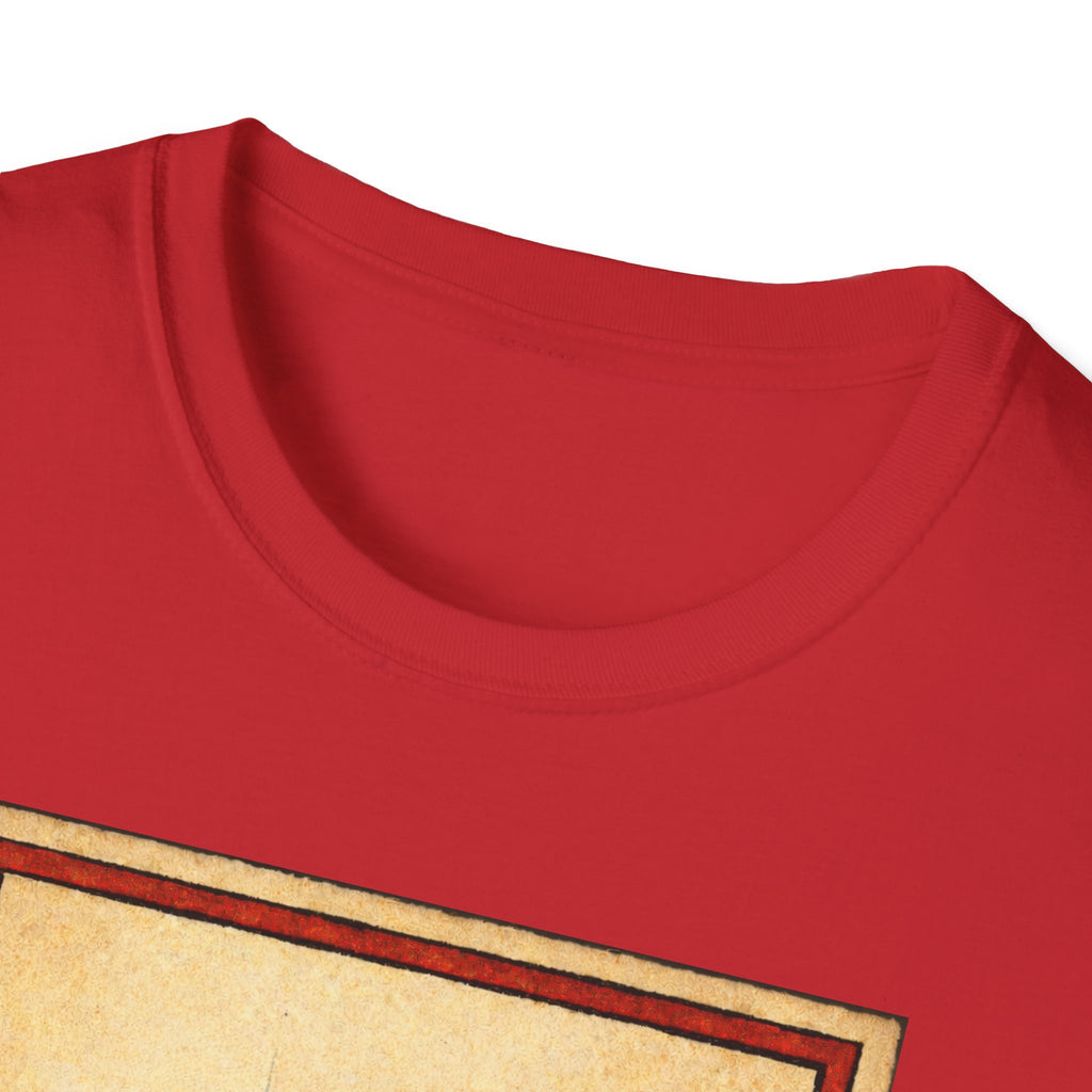 La Dama Laptop Tee — Vintage Lotería Style T-Shirt