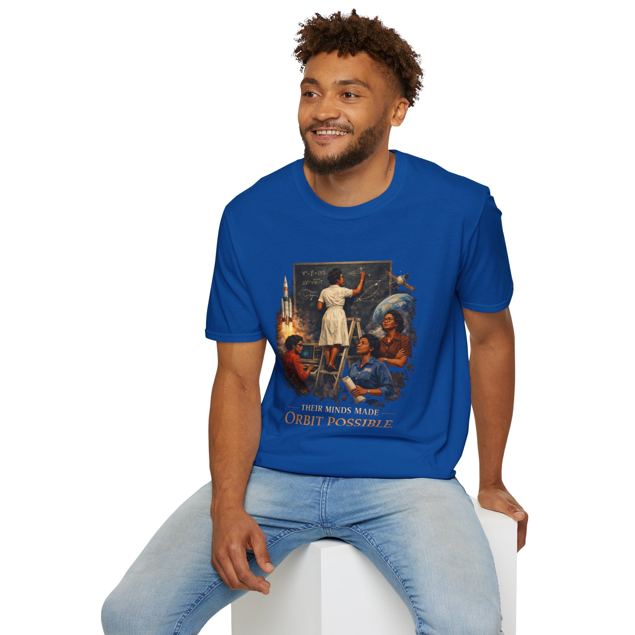 T‑Shirt — 'They Dreamed Made Orbit Possible' Vintage Space Exploration Tee