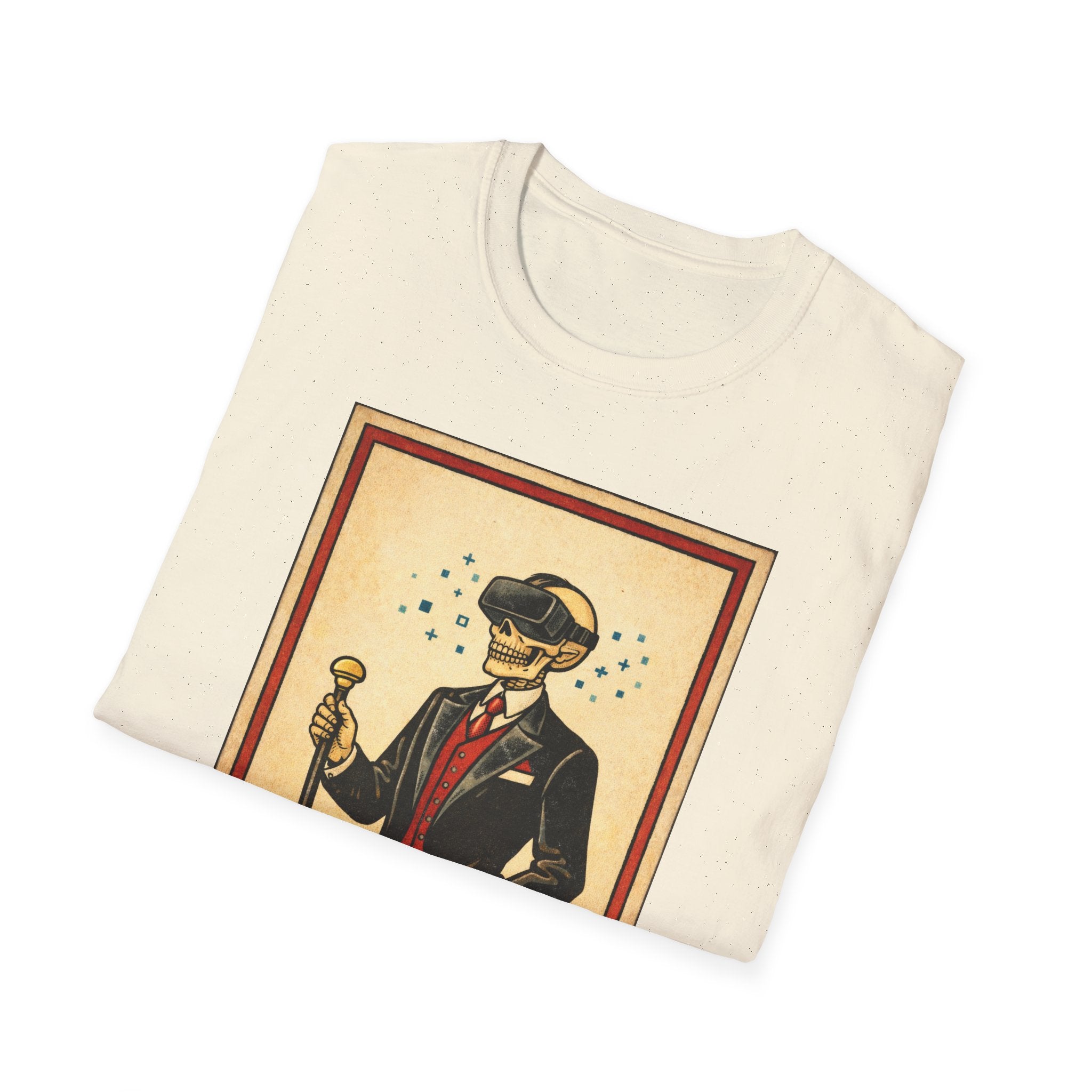 El Catrín Vintage Graphic T-Shirt — Día de los Muertos Gentleman Design