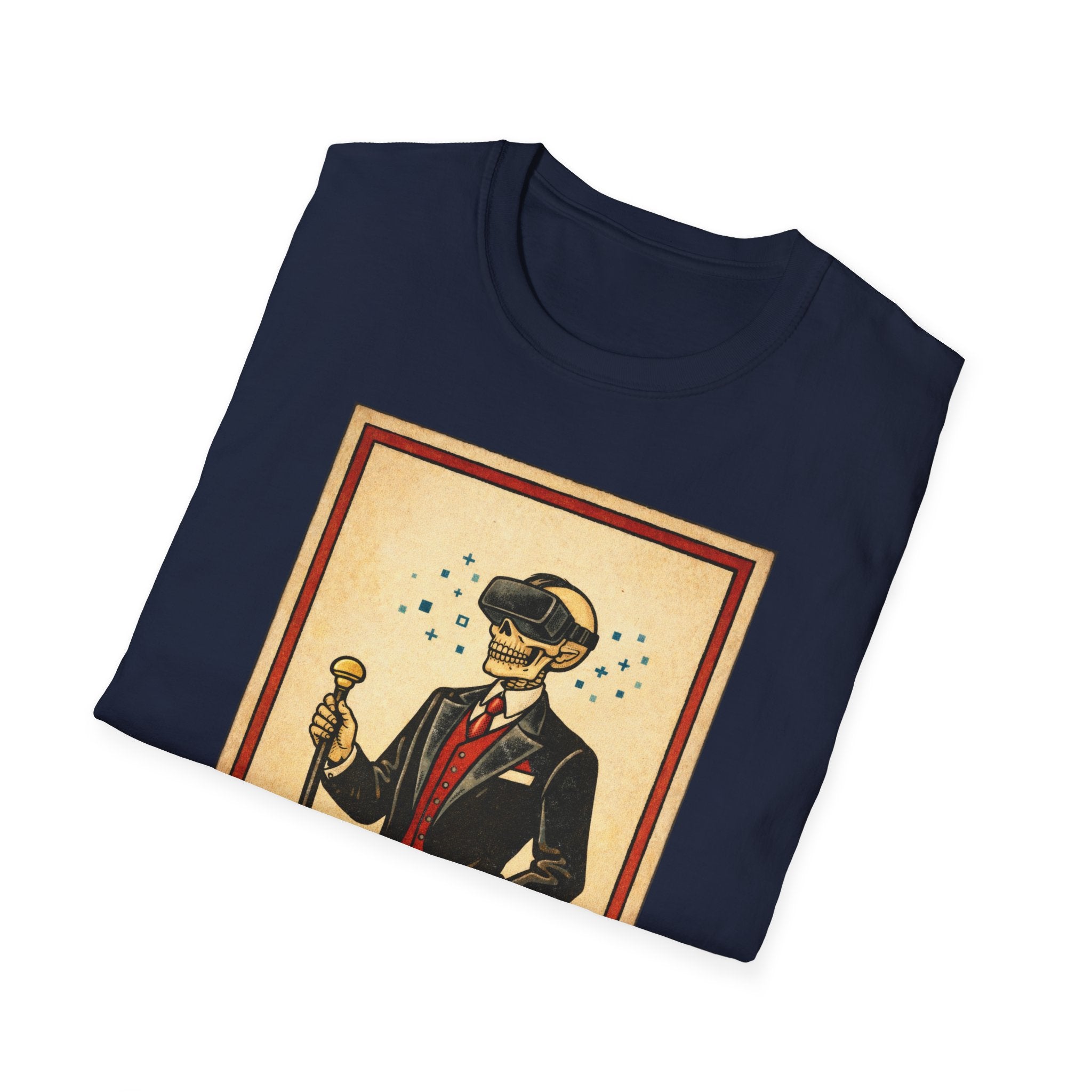 El Catrín Vintage Graphic T-Shirt — Día de los Muertos Gentleman Design