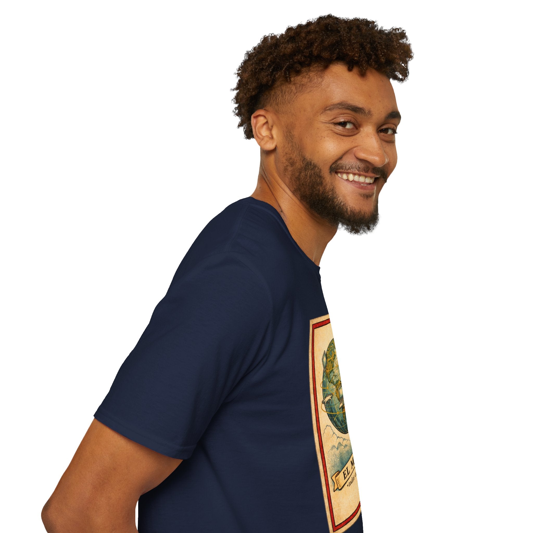 El Mundo Vintage Globe T-Shirt — Retro Travel Map Tee