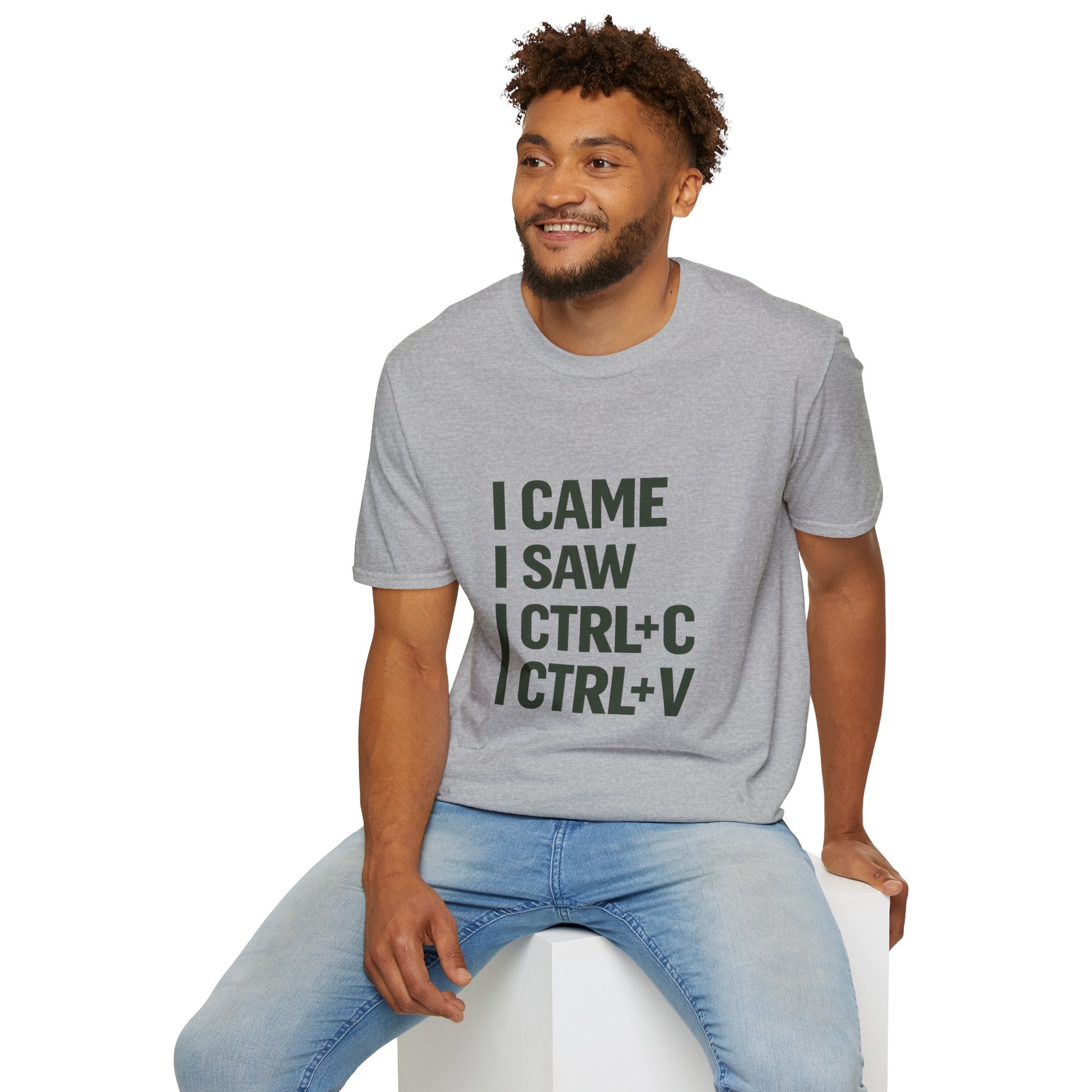 I Came I Saw CTRL+C CTRL+V T-Shirt — Funny Programmer Copy Paste Graphic Tee