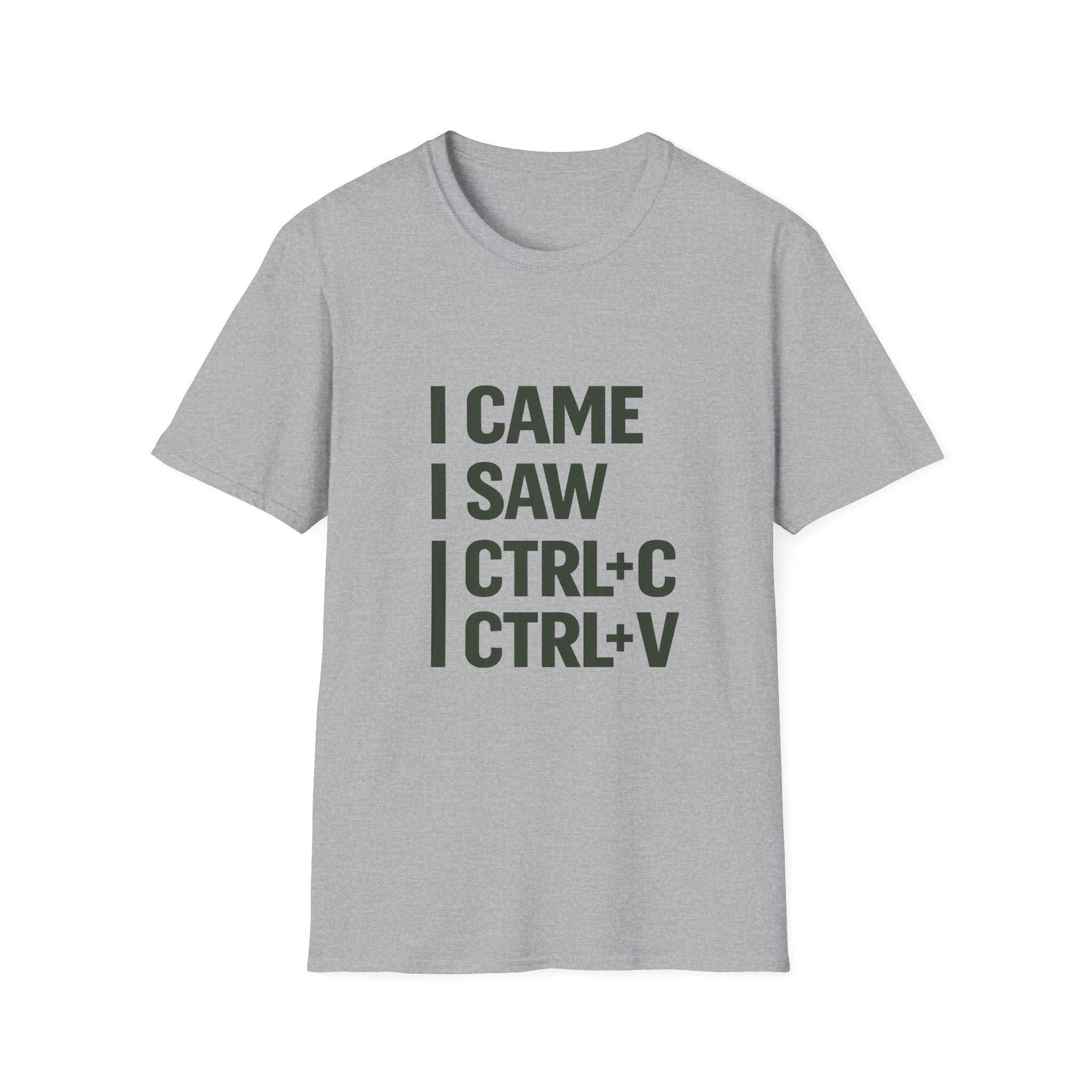 I Came I Saw CTRL+C CTRL+V T-Shirt — Funny Programmer Copy Paste Graphic Tee