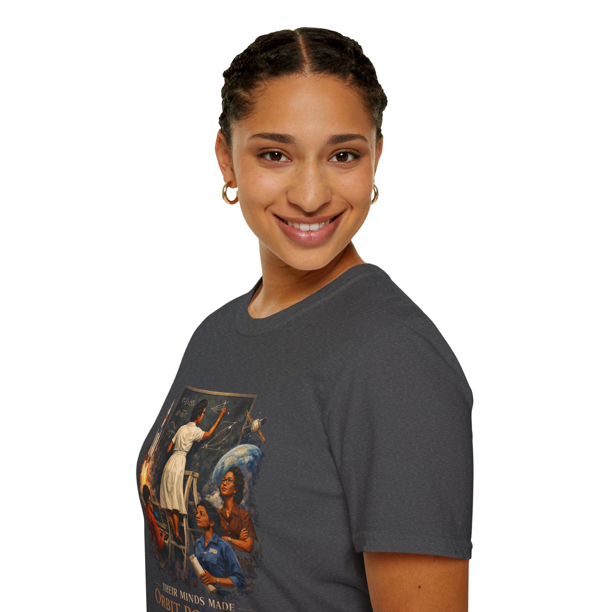T‑Shirt — 'They Dreamed Made Orbit Possible' Vintage Space Exploration Tee