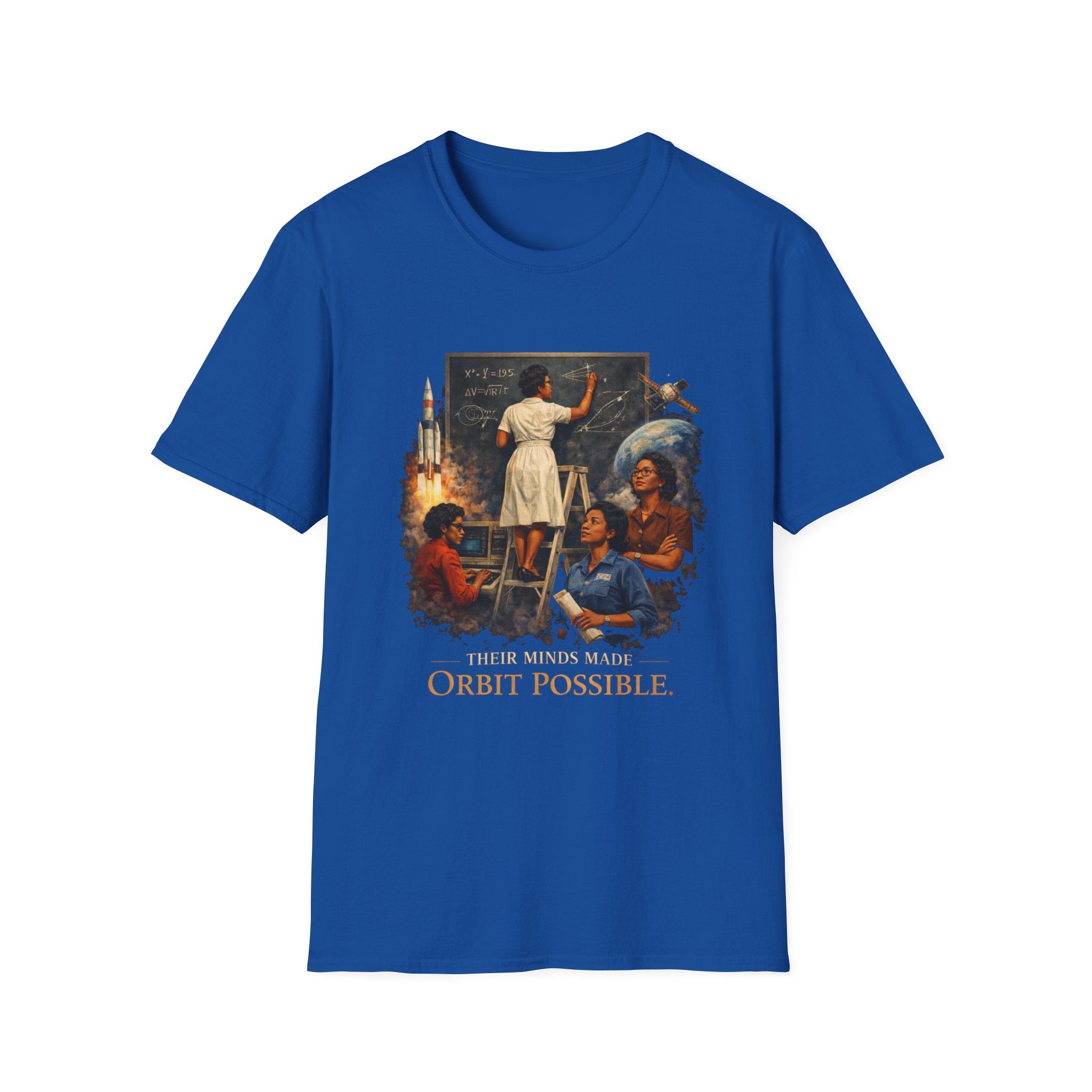 T‑Shirt — 'They Dreamed Made Orbit Possible' Vintage Space Exploration Tee