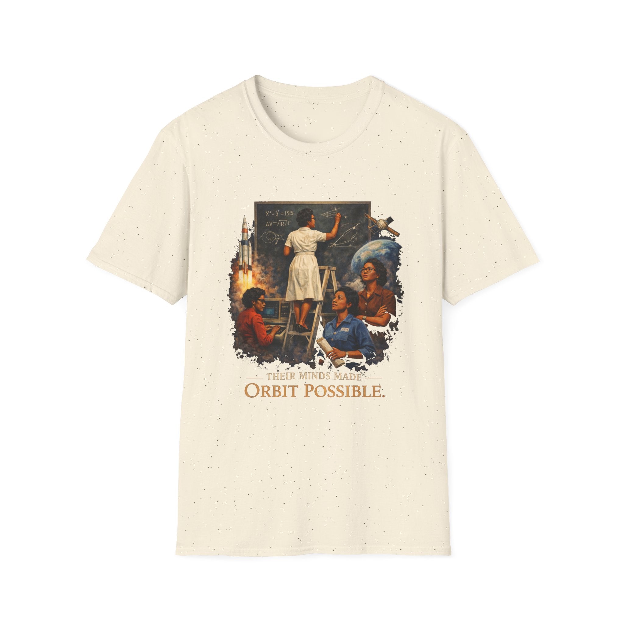 T‑Shirt — 'They Dreamed Made Orbit Possible' Vintage Space Exploration Tee