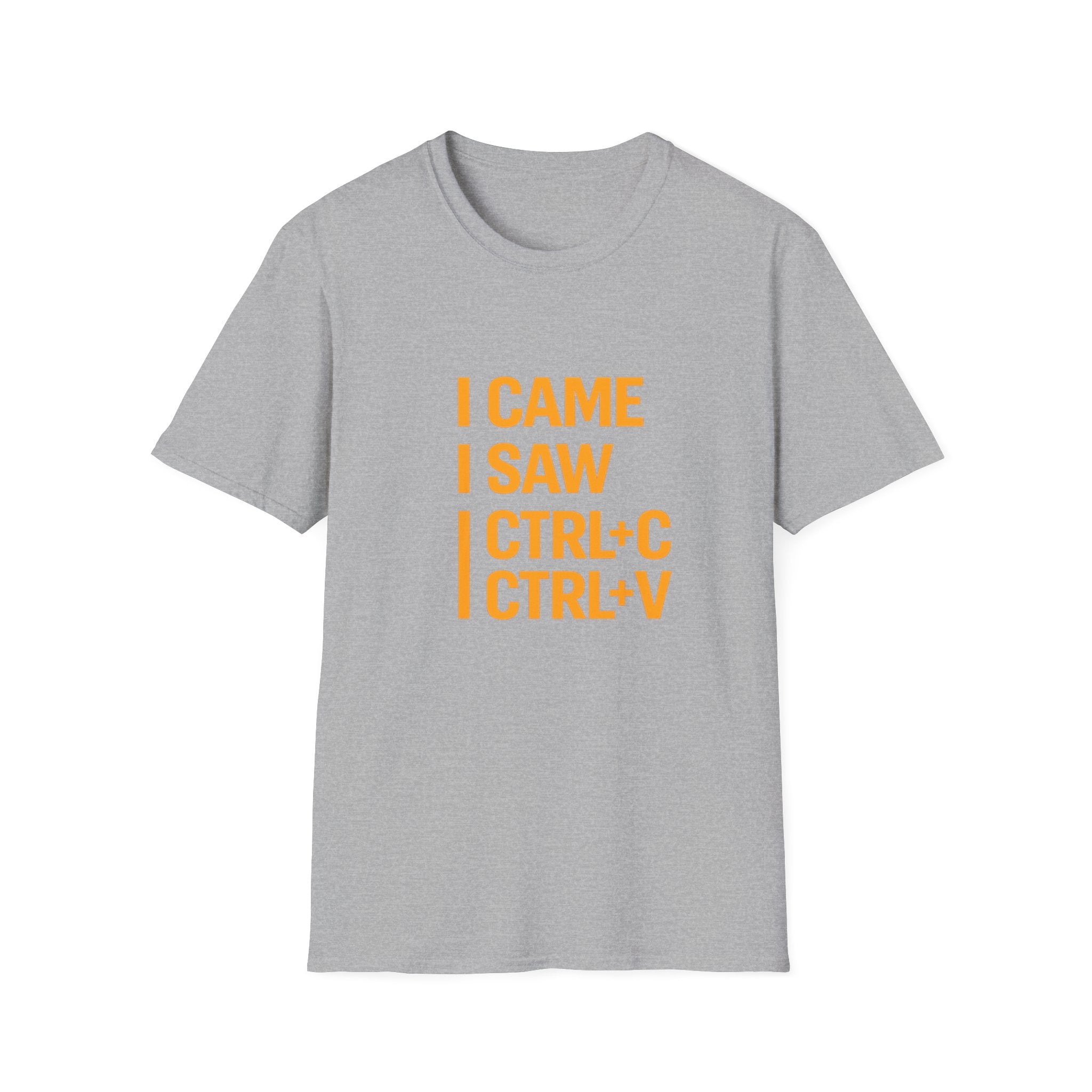 I Came I Saw CTRL+C CTRL+V T-Shirt — Funny Copy Paste Graphic Tee for Coders & Students