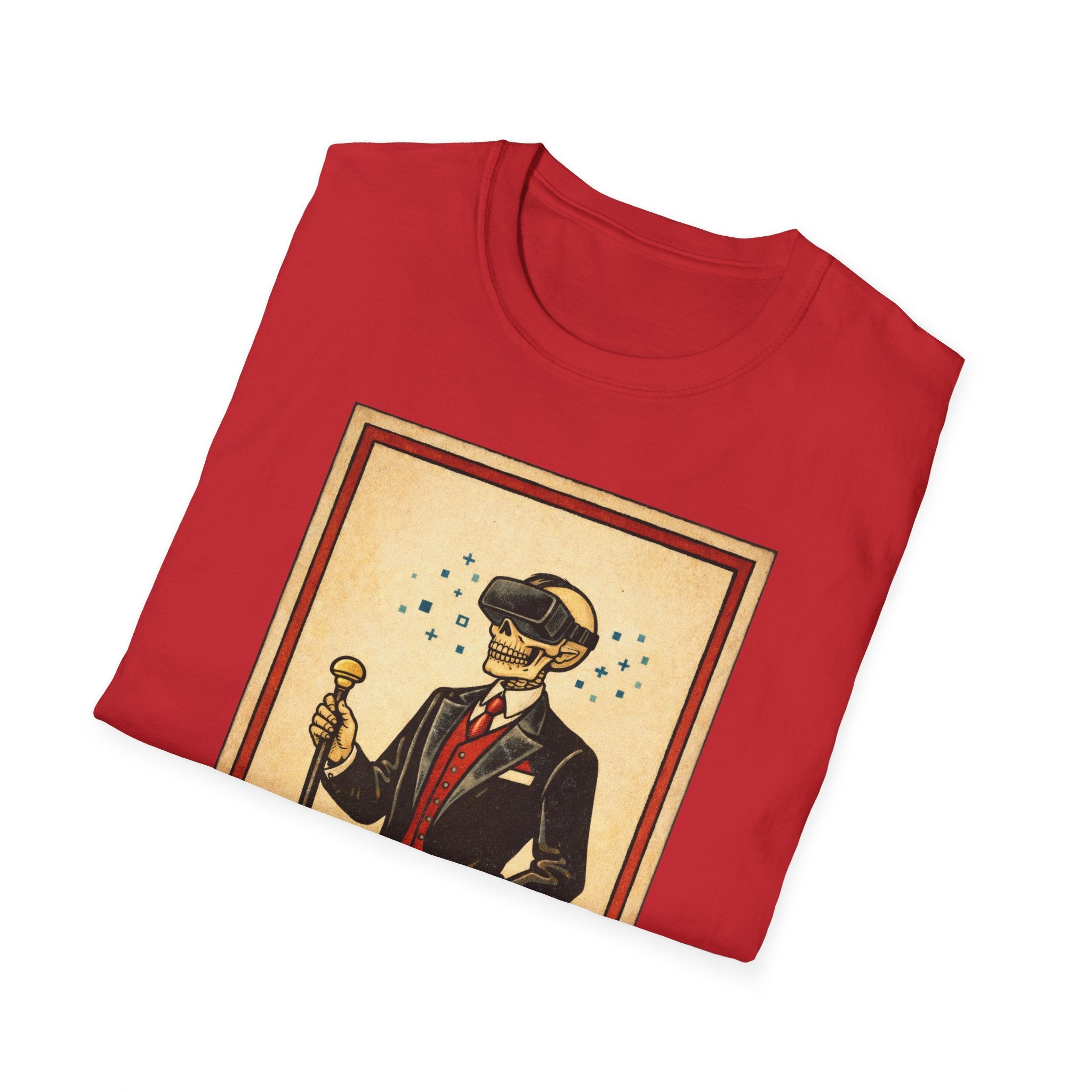 El Catrín Vintage Graphic T-Shirt — Día de los Muertos Gentleman Design